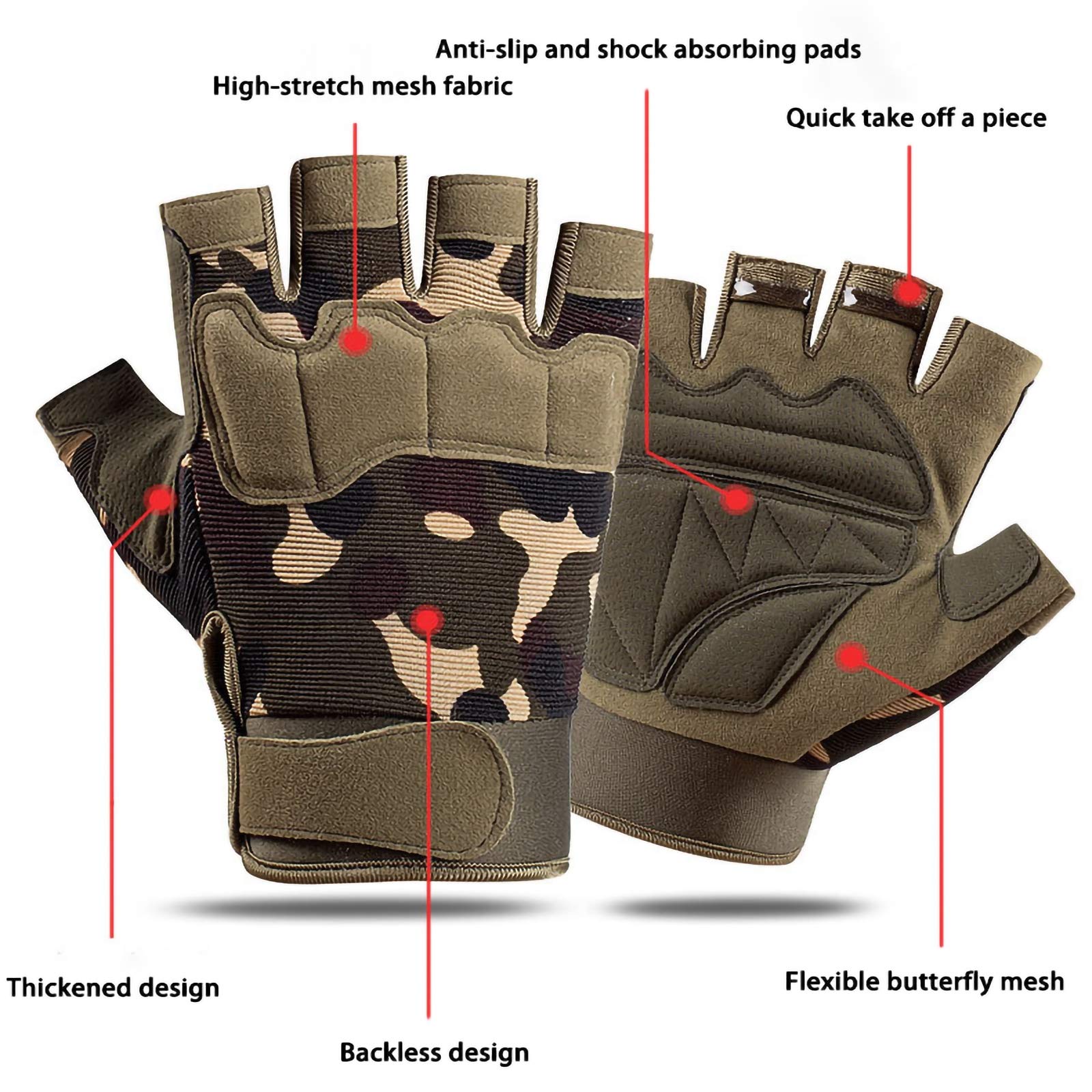 Acquista Guanti Tattici Militari Per Uomo Guanti Sportivi All'aria - Foto 6