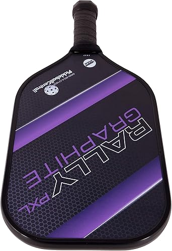 Miniatura 3 de Rally PXL Paddle de grafito Pickleball  Núcleo de nido de abeja compuesto de polímero, cara de carbono de grafito  Ligero  Aprobado por USAPA