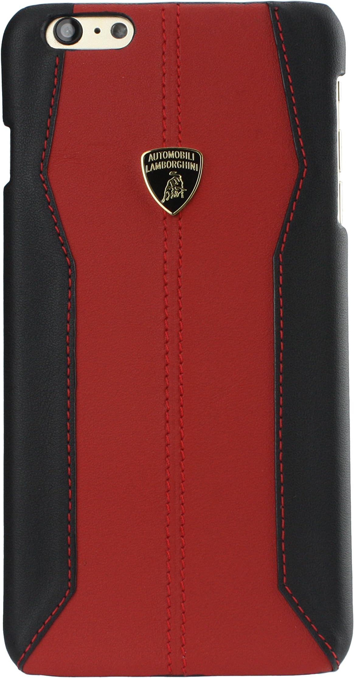 Automobili Lamborghini Huracan D1 Genuine Leather Back Case for iPhone 6 Plus/ 6S Plus (Red)