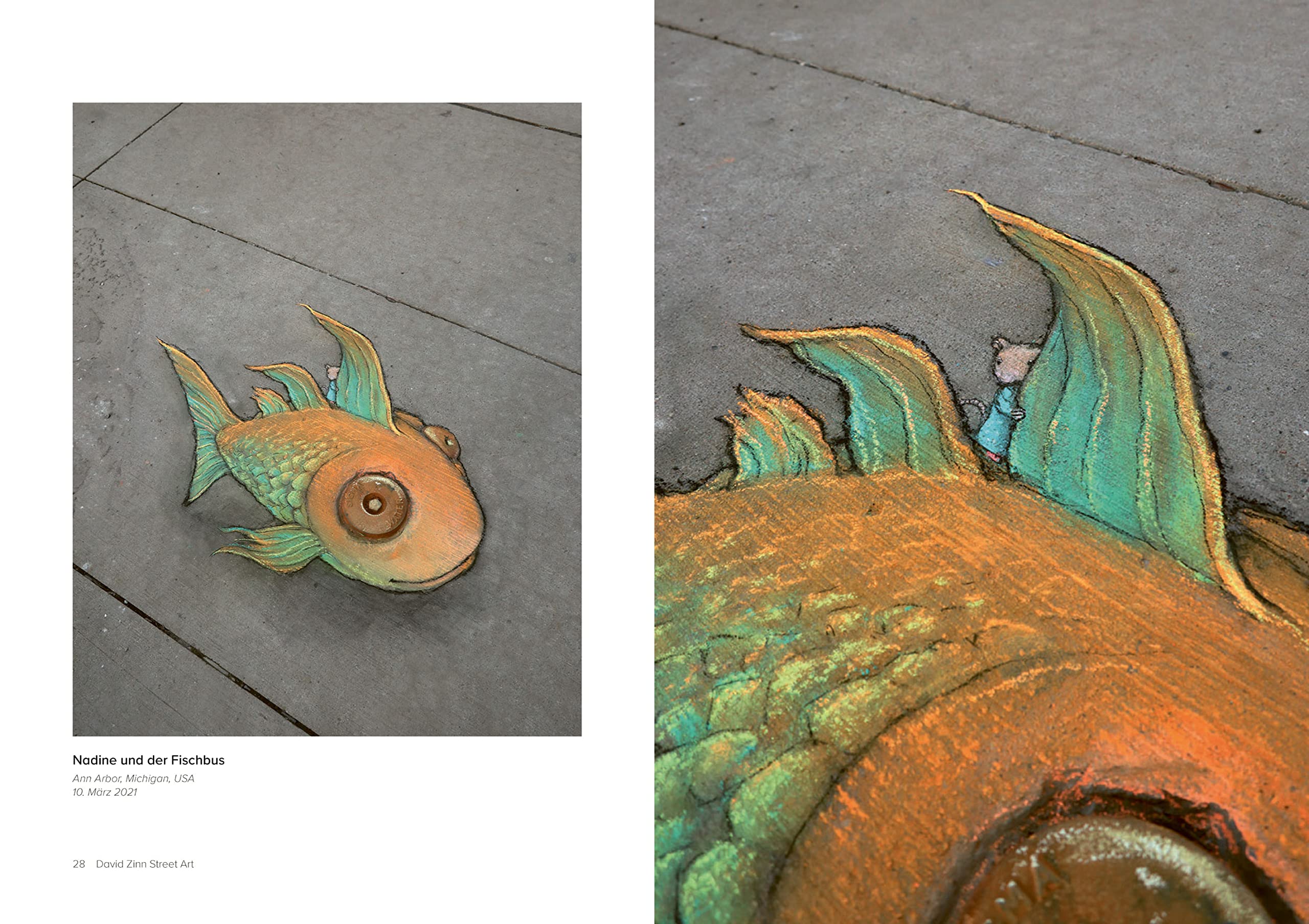 David Zinn. Street Art
