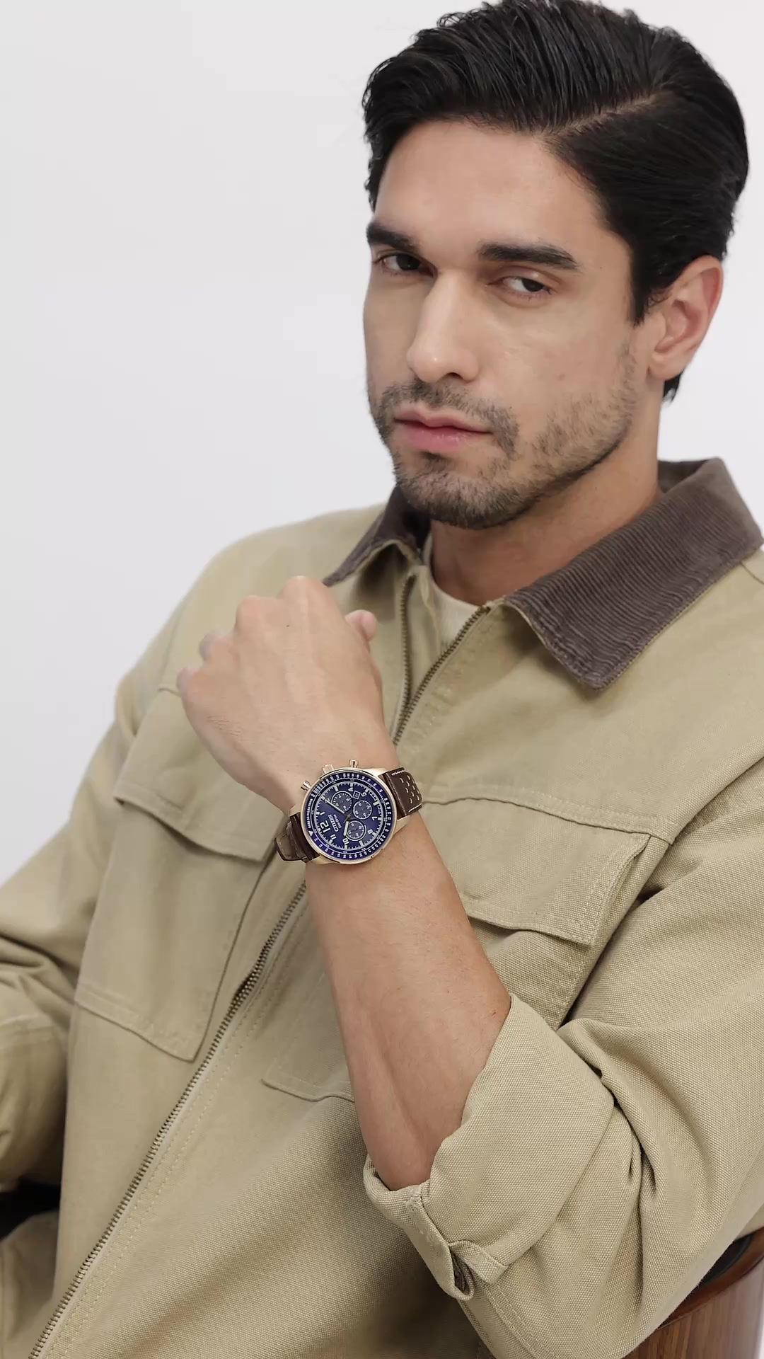 Buy Citizen Future Force Eco-Drive Chronograph Watch CA4503-18L at