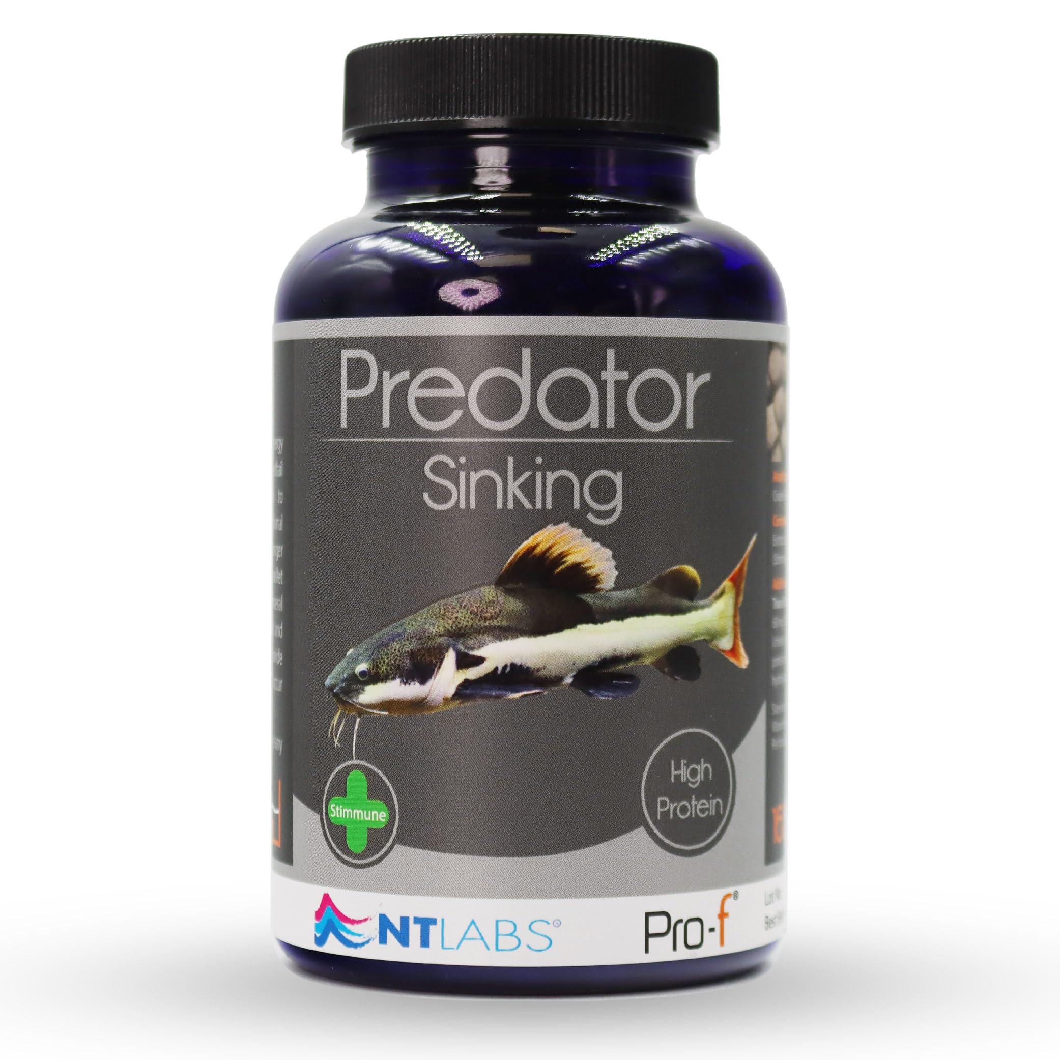 Pro-f Predator Sinking, Monster Fish Food, Aquarium Fish Food, Fast Sinking Pellet, Nutritious Feed (165g)