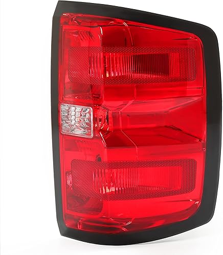 Miniatura 9 de KUAFU Luz trasera derecha sin bombilla compatible con Chevy Chevrolet Silverado 1500 2500 HD 3500 HD GMC Sierra 3500 HD 2014-2018 modelo dual