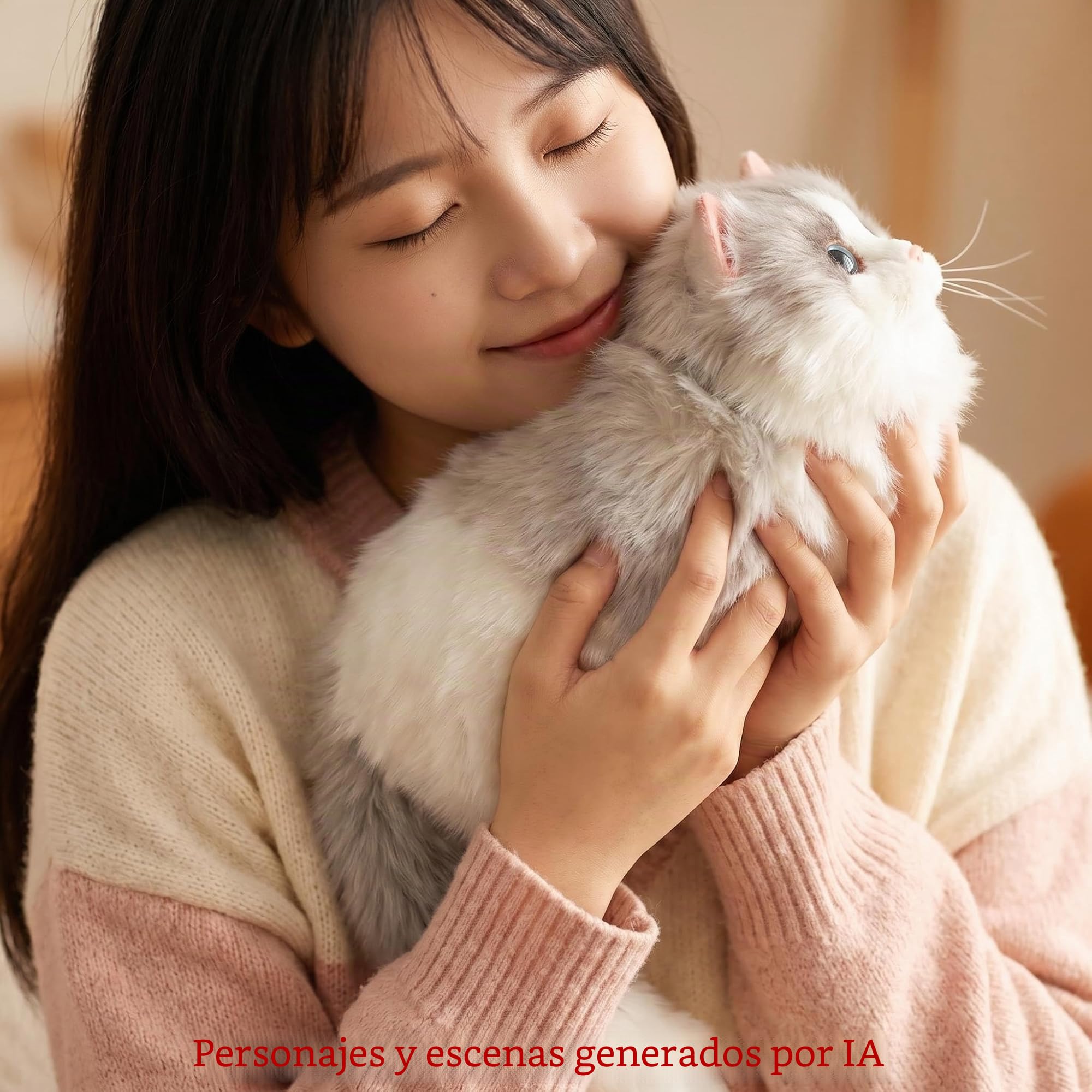 Cat Bag - Bolsa de gato de peluche Mujer