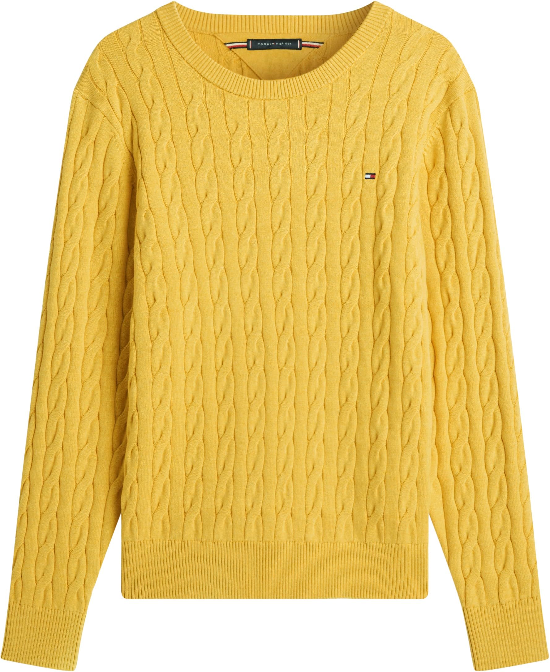 Tommy Hilfiger Classic Cotton Cable Crew Neck Mw0mw33132 Suéter pulóver Hombre (Pack de 1)