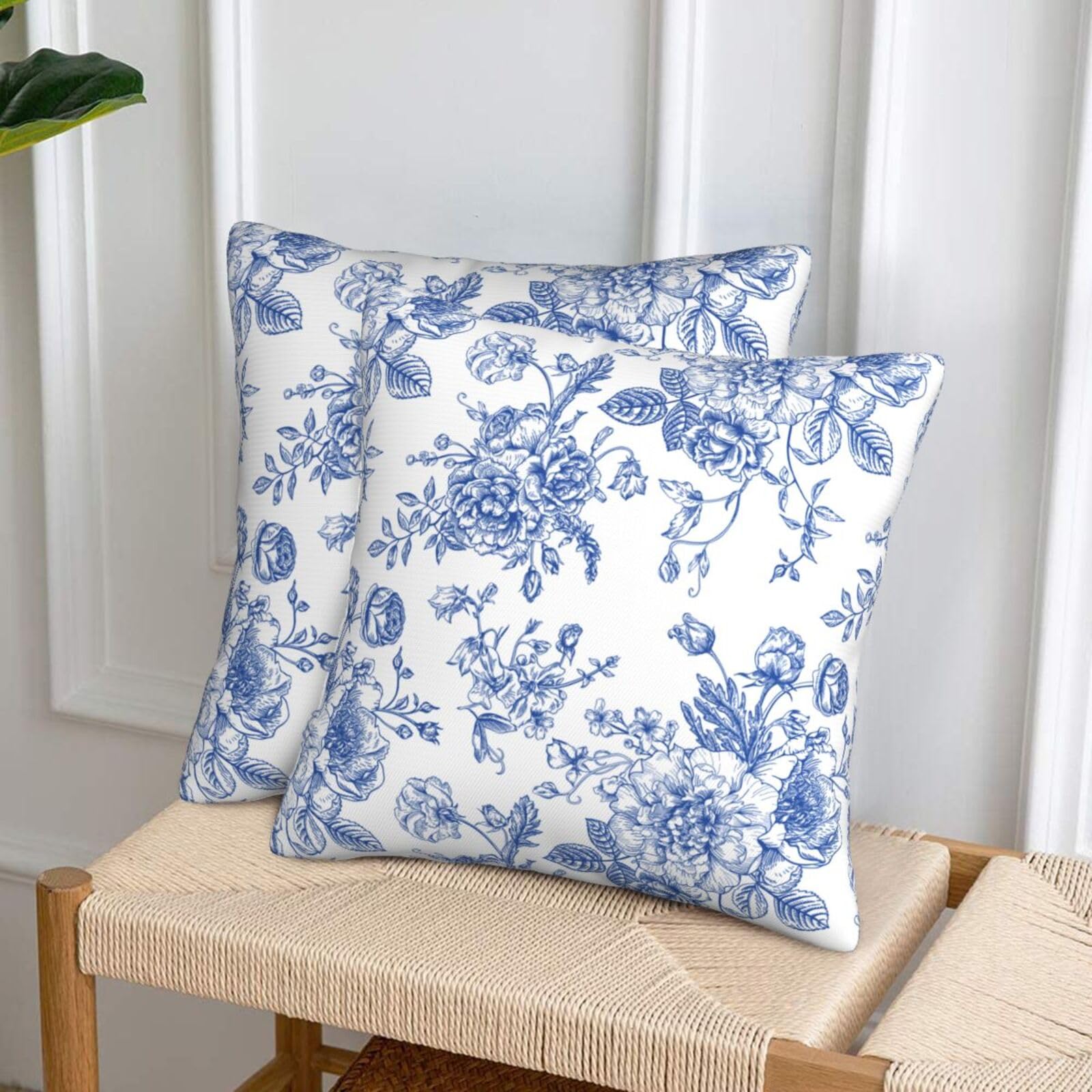 FZWONVUC Housses De Coussin Décoratives Brodées Pour Canapé