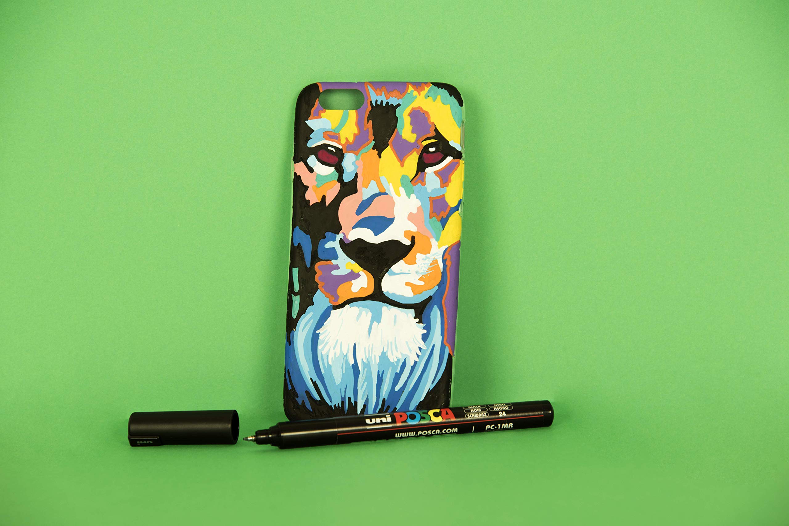 Posca - Uniposca Set Completo con 10 Pennarelli Punta Extra-Fine, 0.7 mm - Pennarelli Acrilici Uni Posca, Ideali come Colori per Bambini e Artisti, Lavoretti Creativi, Colori Tessuto e Altre Superfici