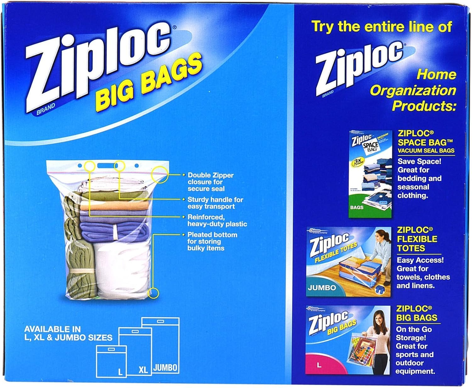 Ziploc Big Bags Jumbo atelieryuwa.ciao.jp