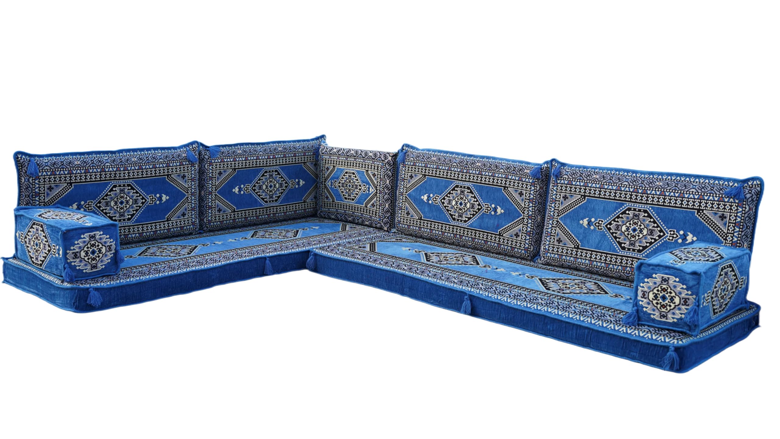 Amazon.com: L Shaped Arabic Floor Cushions, Sectional Sofas