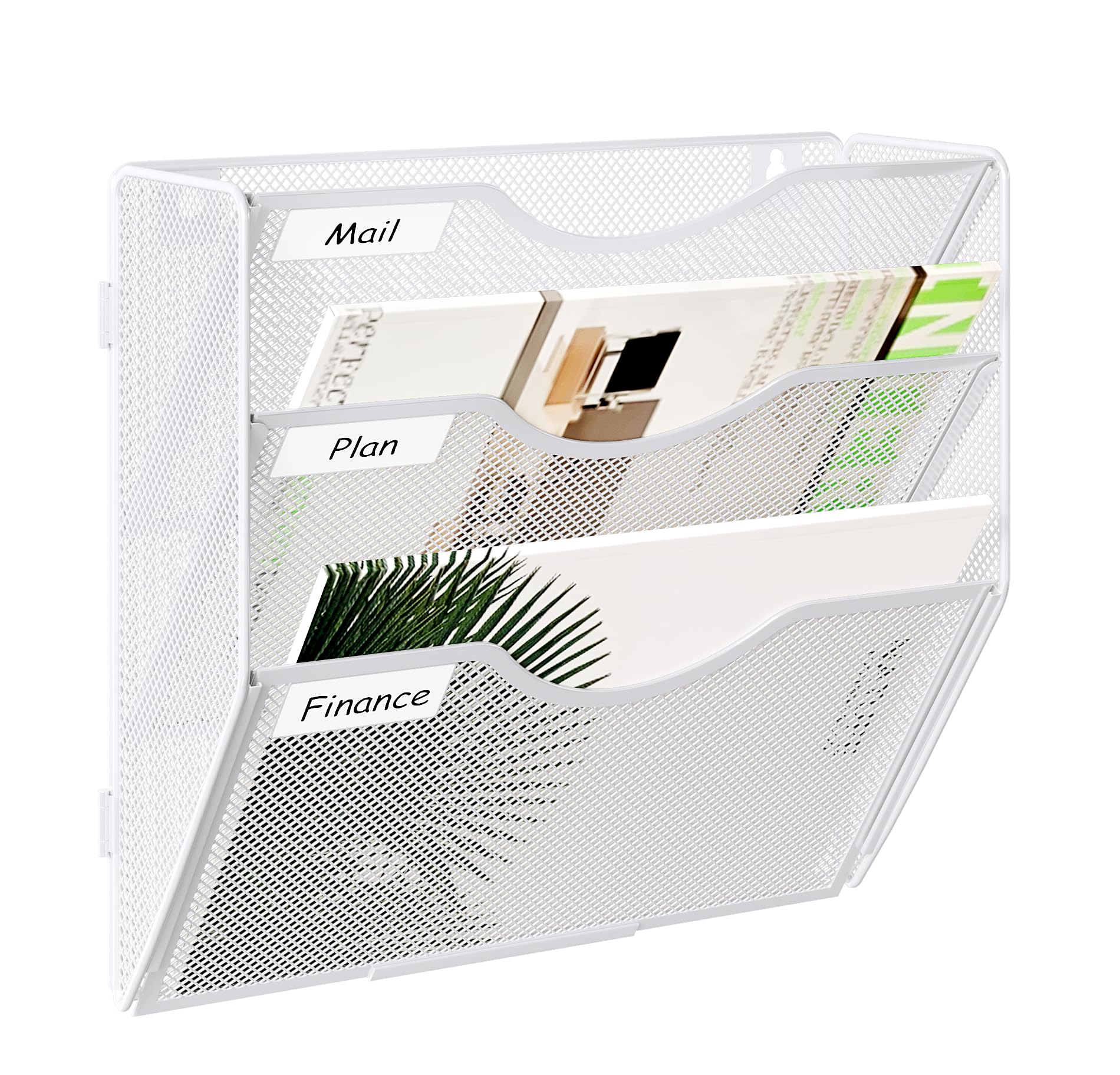 Solinxe Porte Document Mural 5 Étages En Métal - Organisateur De Bureau