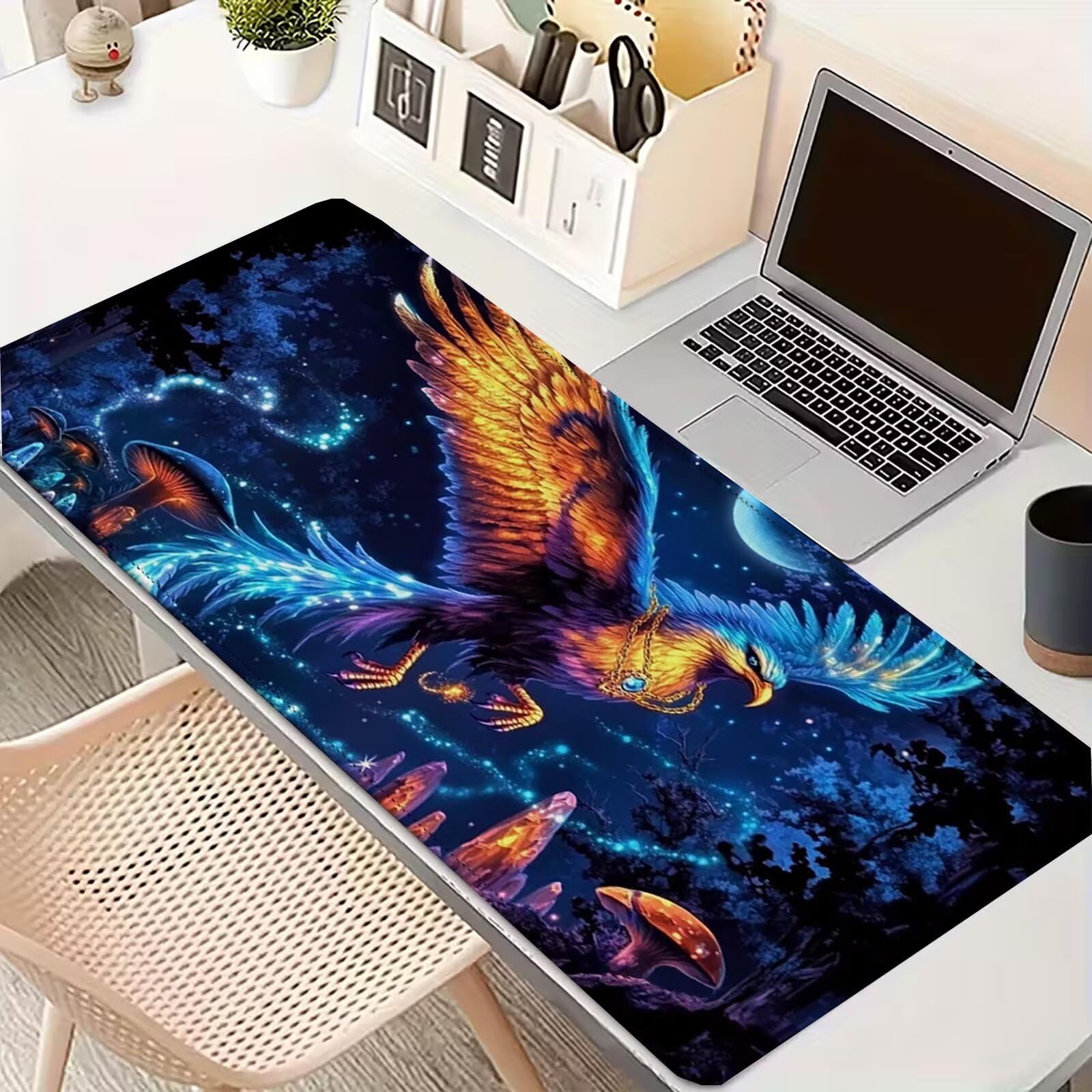 Tappetino Mouse 900x450mm | Superficie Ultra-Liscia | nero 0-z246