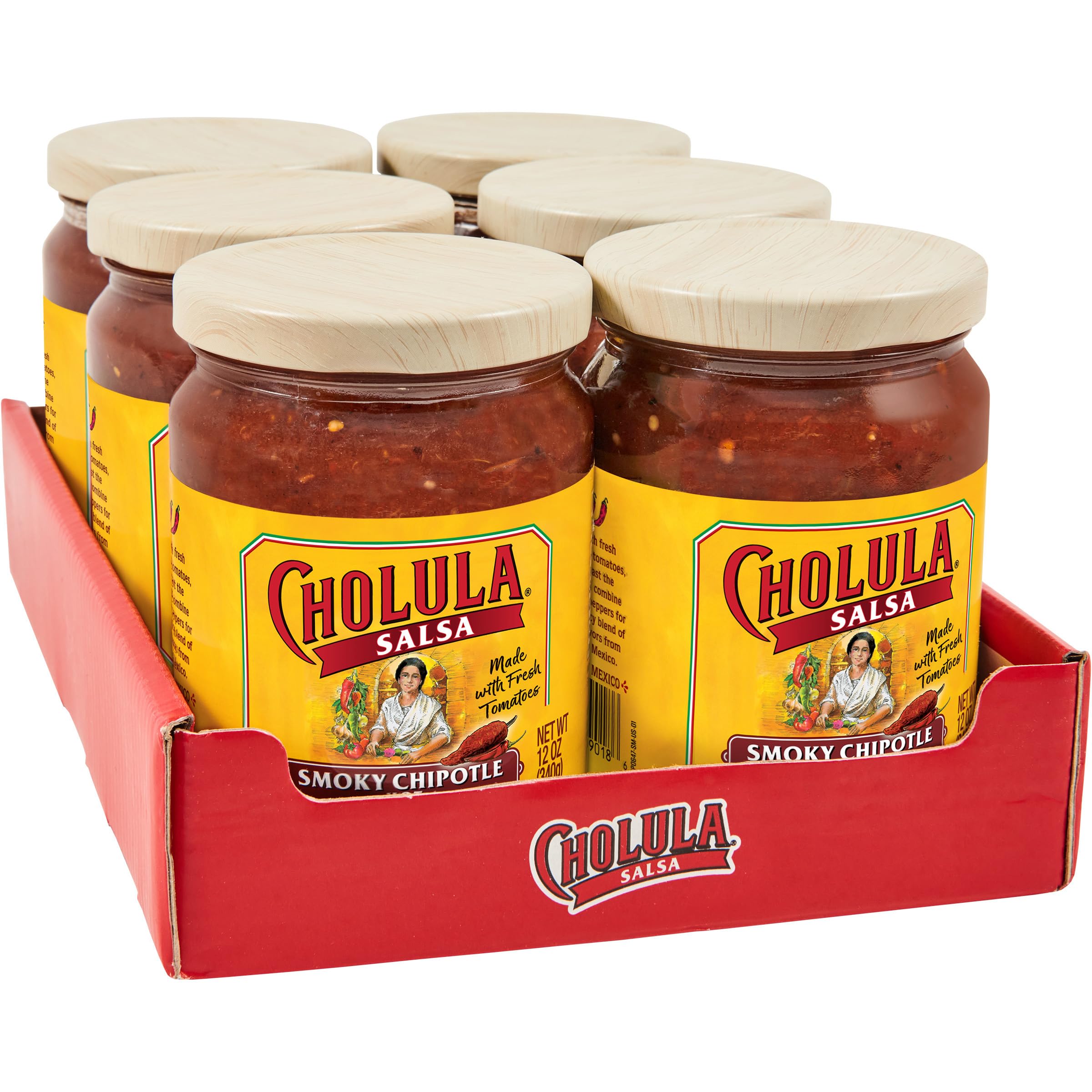 Smoky Chipotle Salsa, 12 oz (Pack of 6)