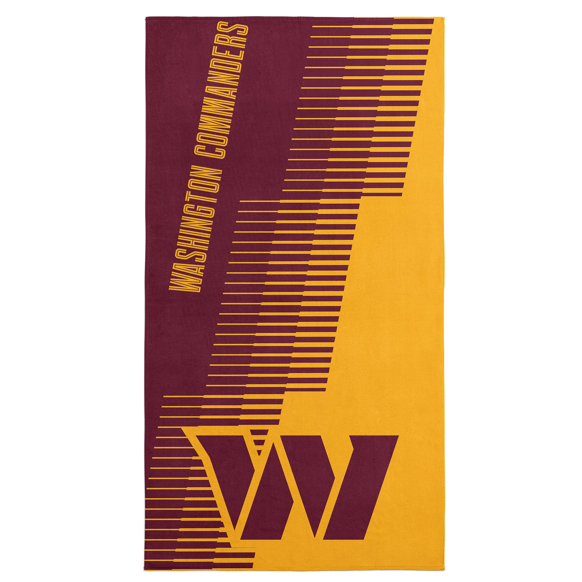 NORTHWEST Washington Commanders NFL Progression Jacquard Beach Towel 36 x 72 Inches