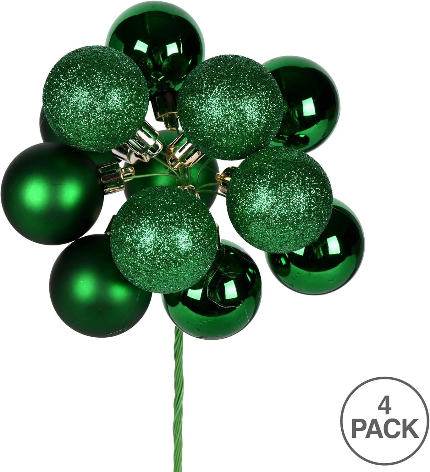 Vickerman Green Ornament Pick