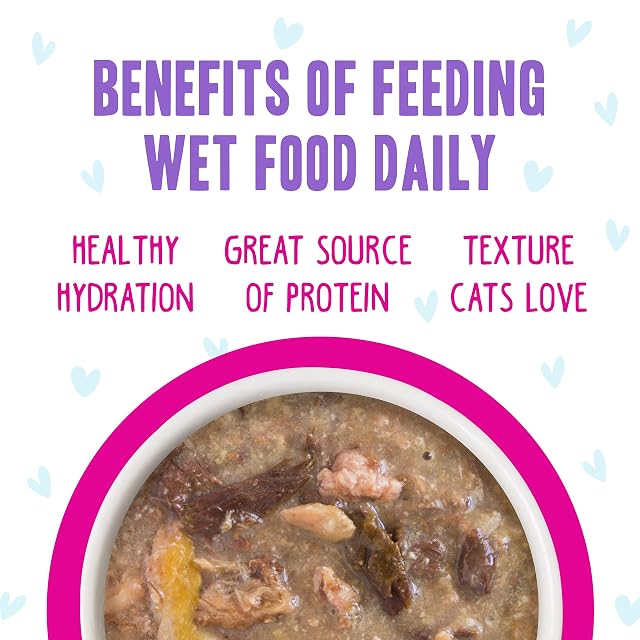 Foto 5 de 8 de Weruva B.F.F. OMG - Best Feline Friend Oh My Gravy!, Lots-O-Luck! con pato y atún en salsa, lata de 2.8 onzas…