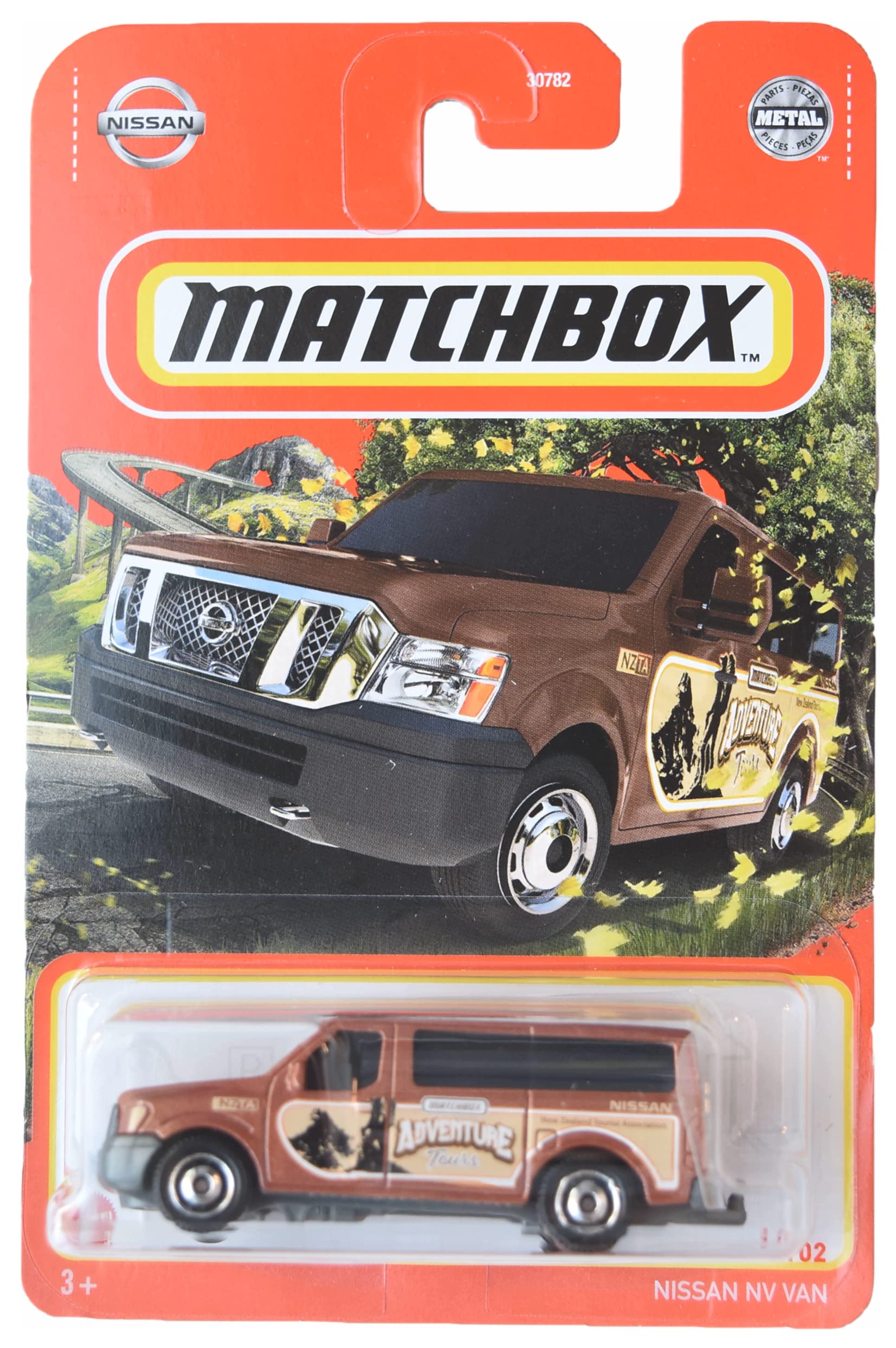 Matchbox Nissan NV Van - Brown 1/102