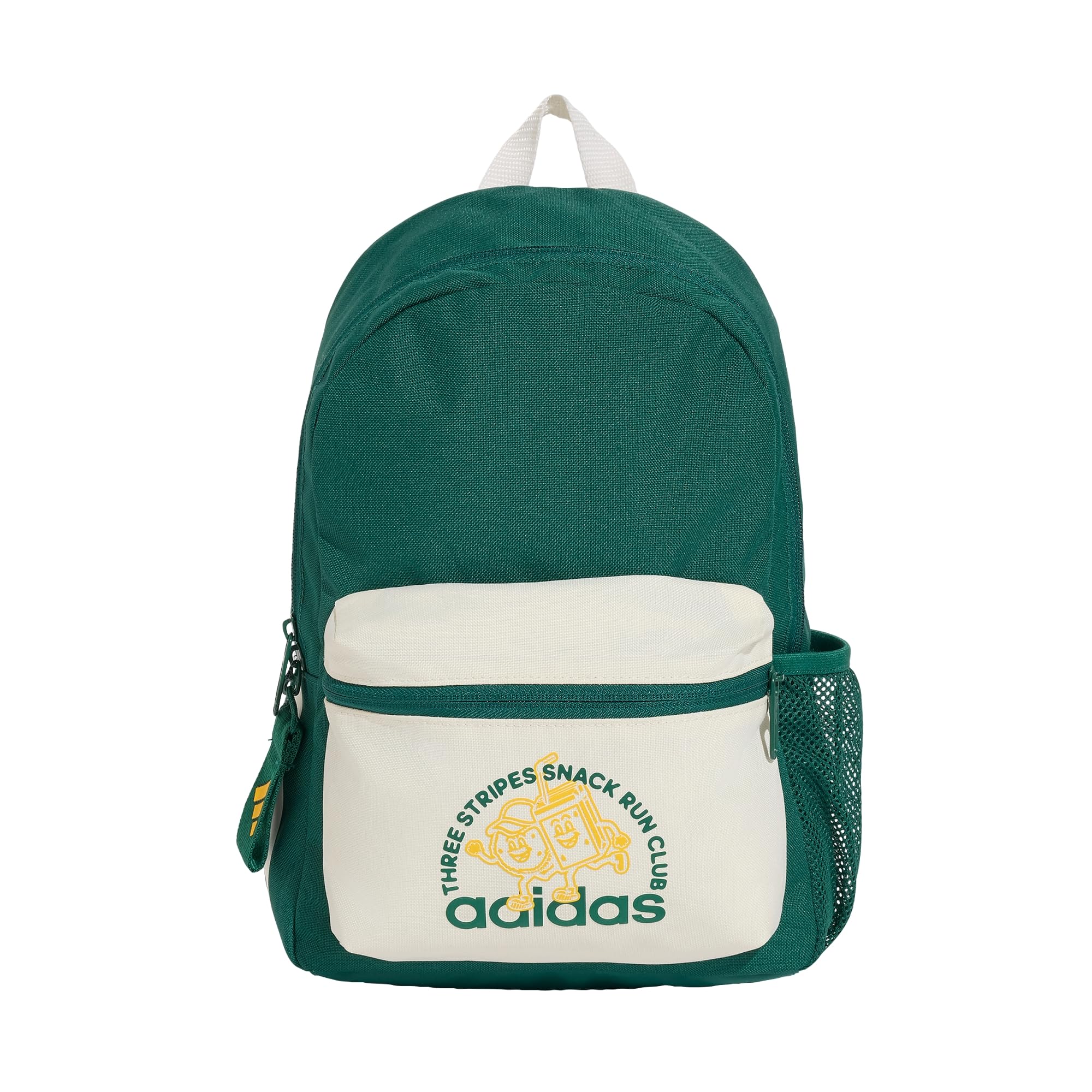 adidas Unisex Kids Little Kids Snack Run Graphic Backpack, collegiate green/off white, One Size