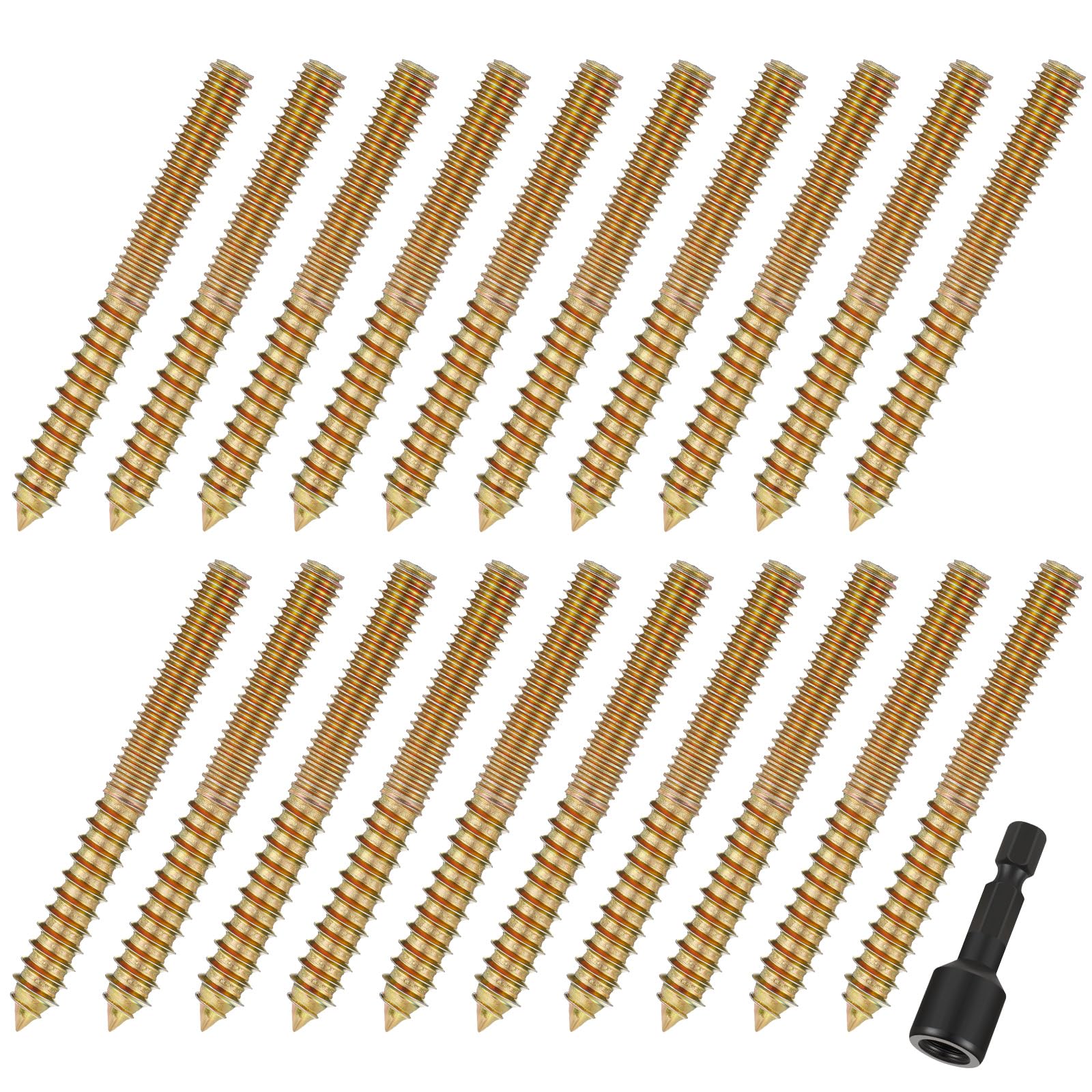Hanger Bolts - 20 Pack with Driver -16