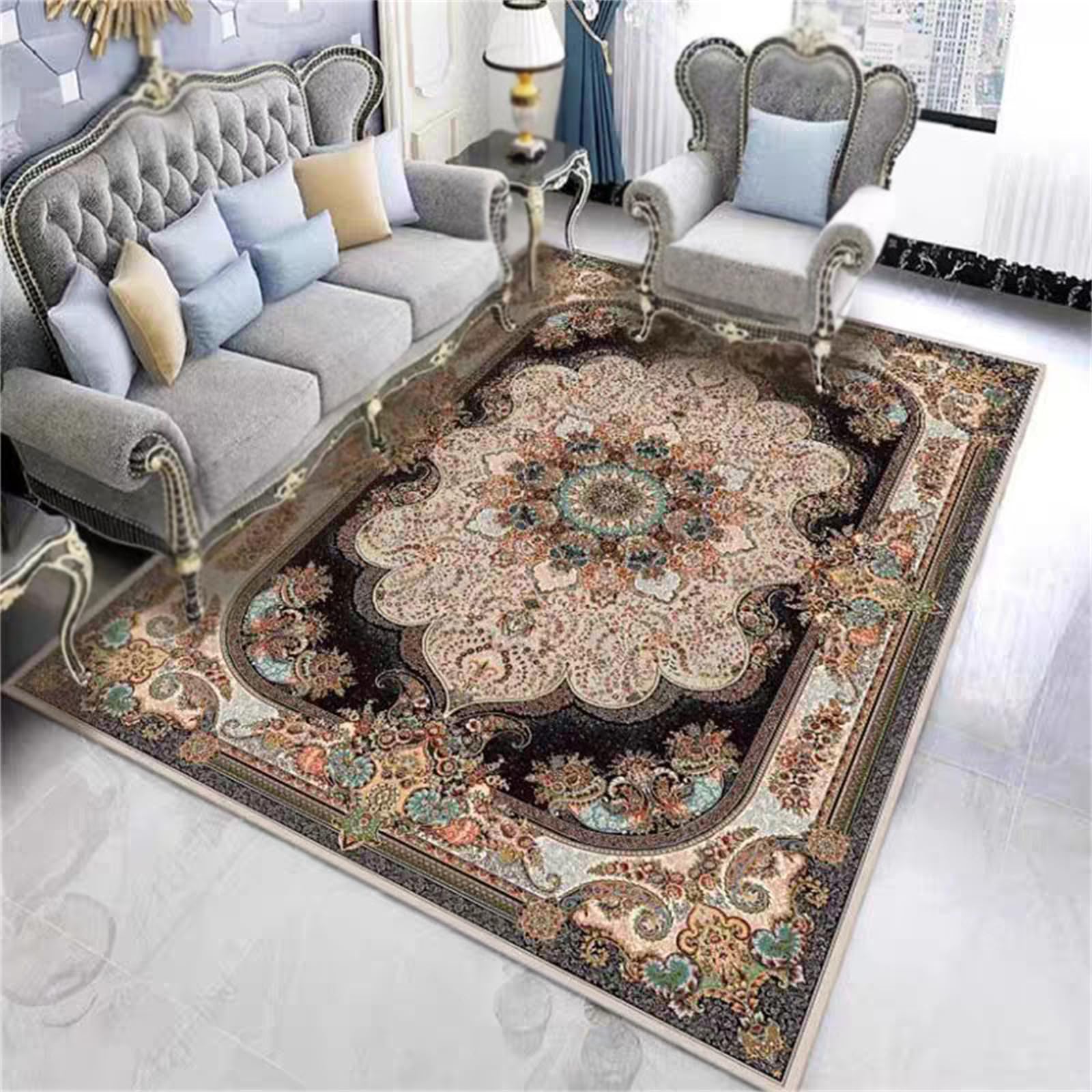 Alfombra Calefactora De Grafeno para Suelo con Temporizador | Alfombra Calefactora De Calentamiento Rápido Calentador De Pies Calentador Para Salón, Dormitorio Y Oficina