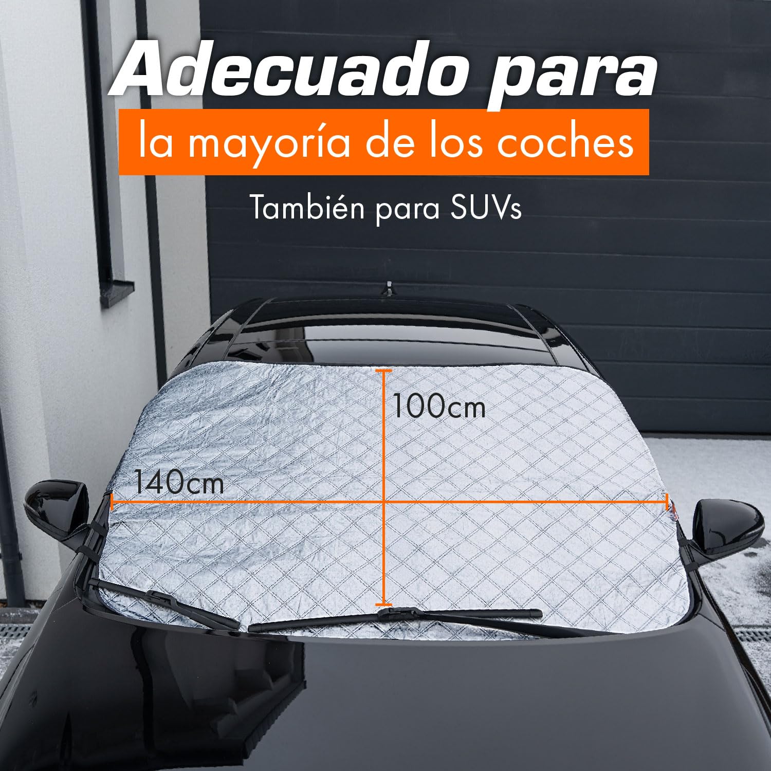 Upgrade4cars Protector Parabrisas Coche | Cubre Exterior para Sol