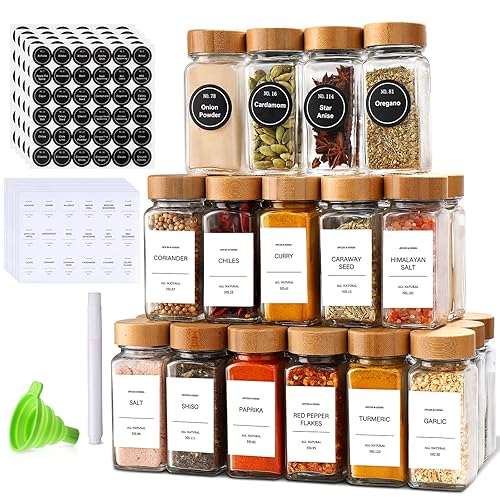 Spice Jars with Label-4oz