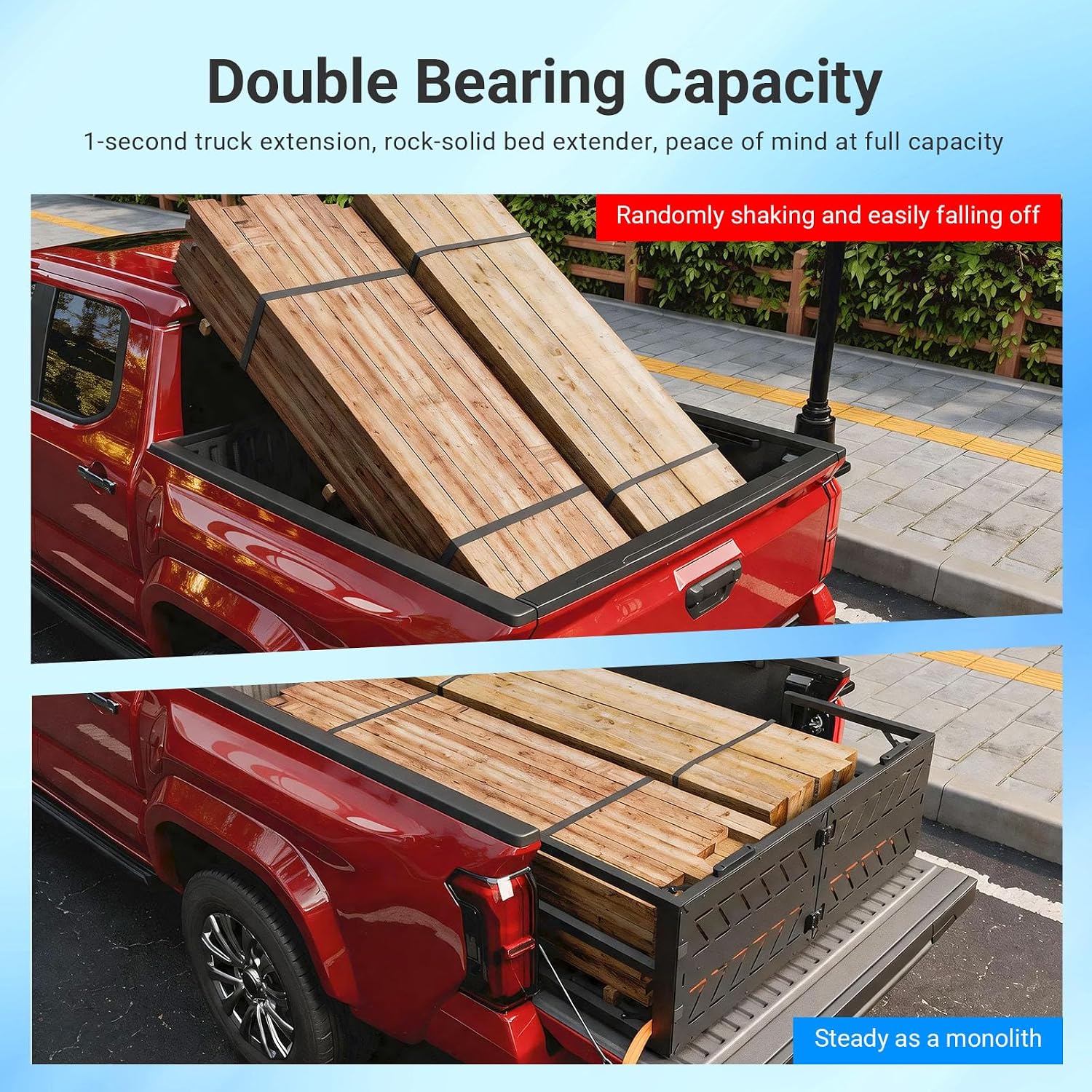 SZYANG Bed Extension Compatible with 2024-2026 Toyota Tacoma Tailgate Extender Truck Extender Replacement for 2024-2026 Toyota Tacoma Accessories