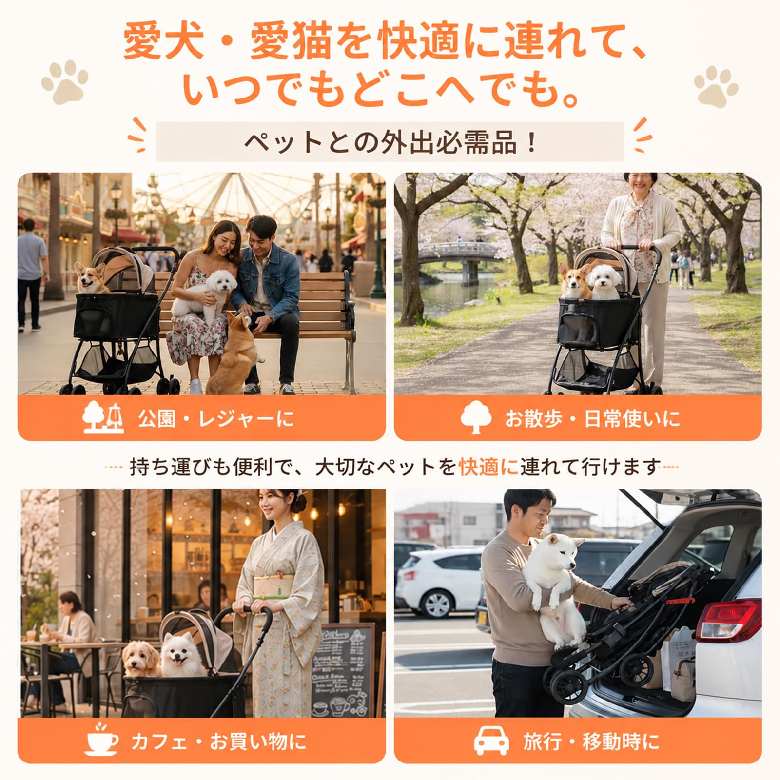 Amazon.co.jp: 【55cmゆりかご · 超軽量4.5KG】MILA&LOUIS ペット