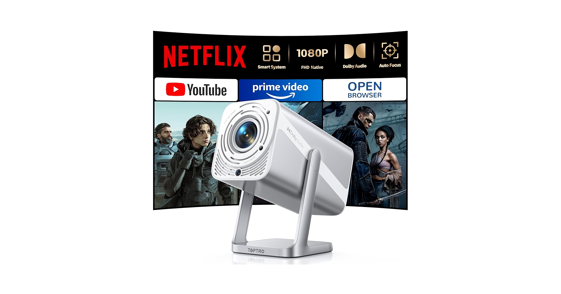 TOPTRO SMART PROJECTOR TP1 本体 TOPTRO TP1 Smart Projector User Manual
