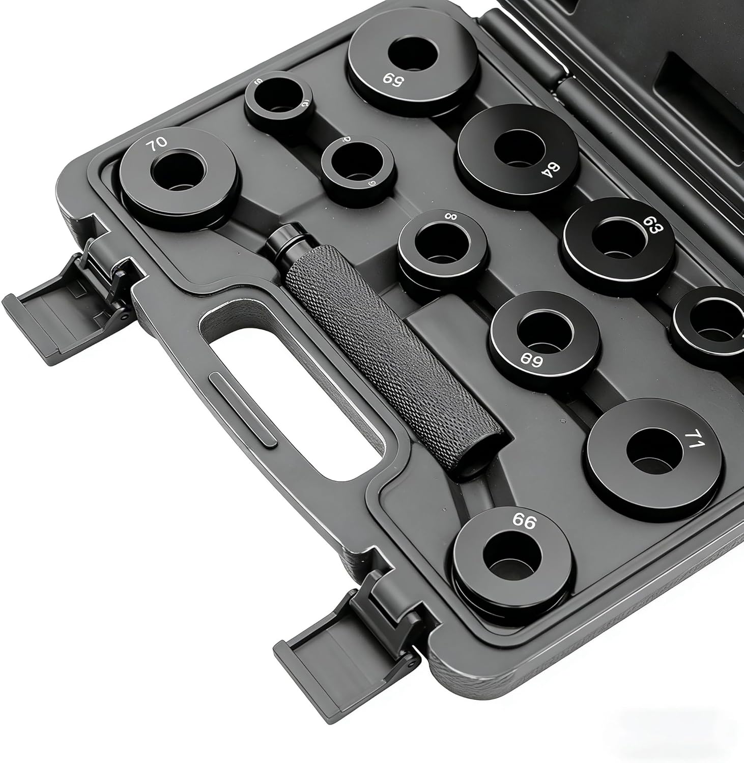 Transmission Bushing Driver Tool Kit, 13-Piece Master Set for GM 700R4 4L60 4L60E 4L65E, Bearing and Seal Installer Remover with Knurled Handle Press Drivers