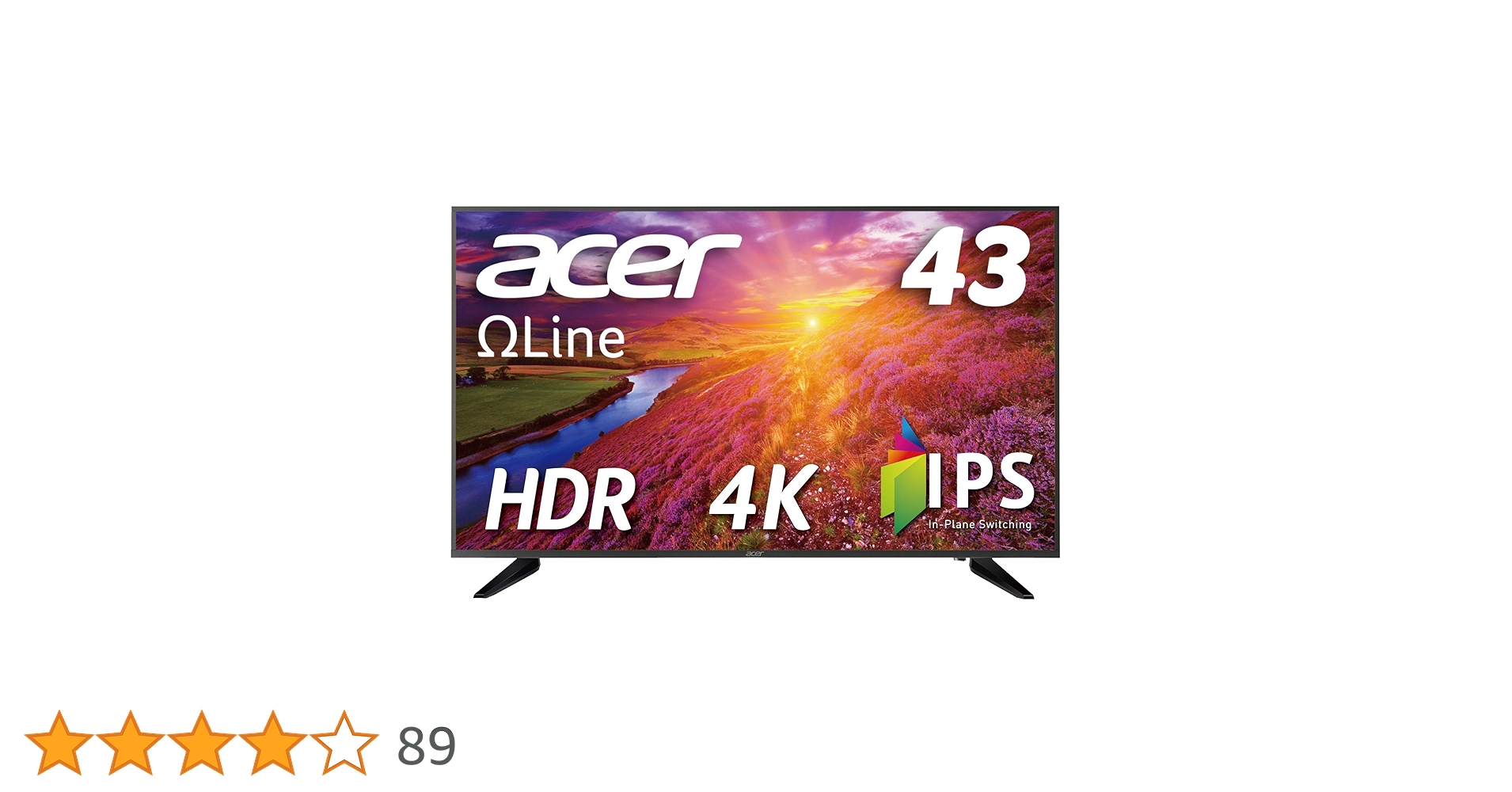 Amazon.co.jp: Acer モニター OmegaLine DM431Kbmiiipfx 43インチ IPS