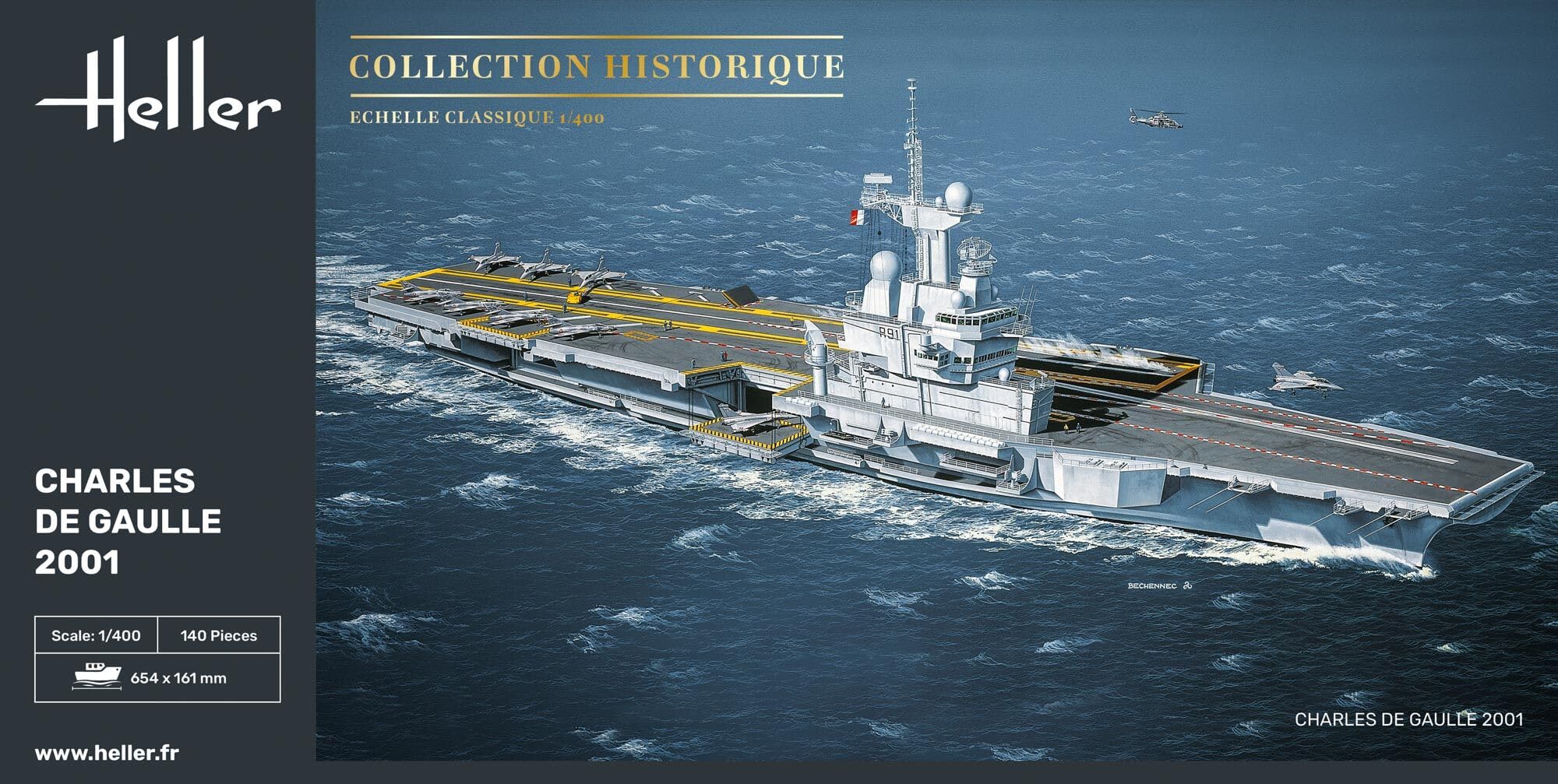 Heller - 81072 - Construction Et Maquettes - Charles De Gaulle - Echelle 1/400ème