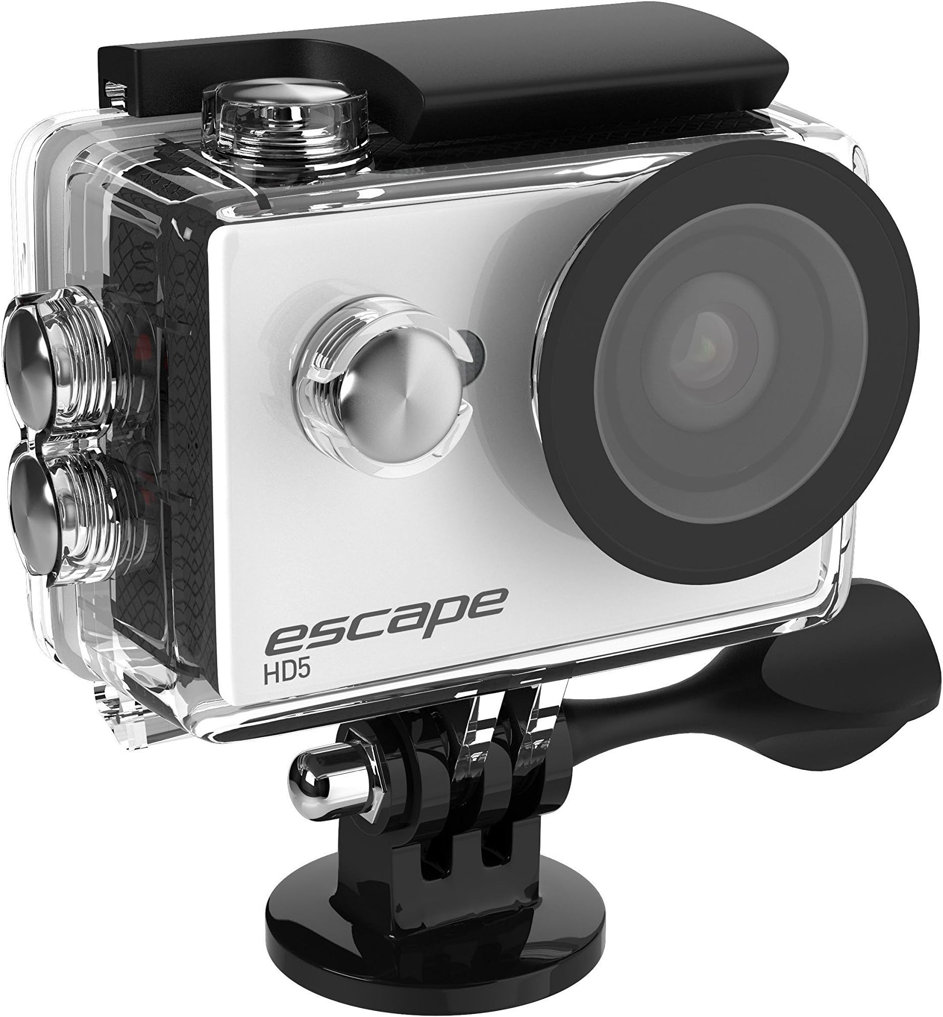 Kitvision Escape HD5 720p Waterproof Action Camera with Mounting Accessories and 8 GB MicroSD Memory Card - Black