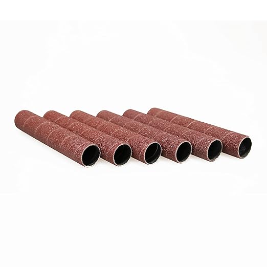 Dark Stone Sanding Sleeves for Spindle Sander 4-1/2" Length (80 Grit, 3/4")