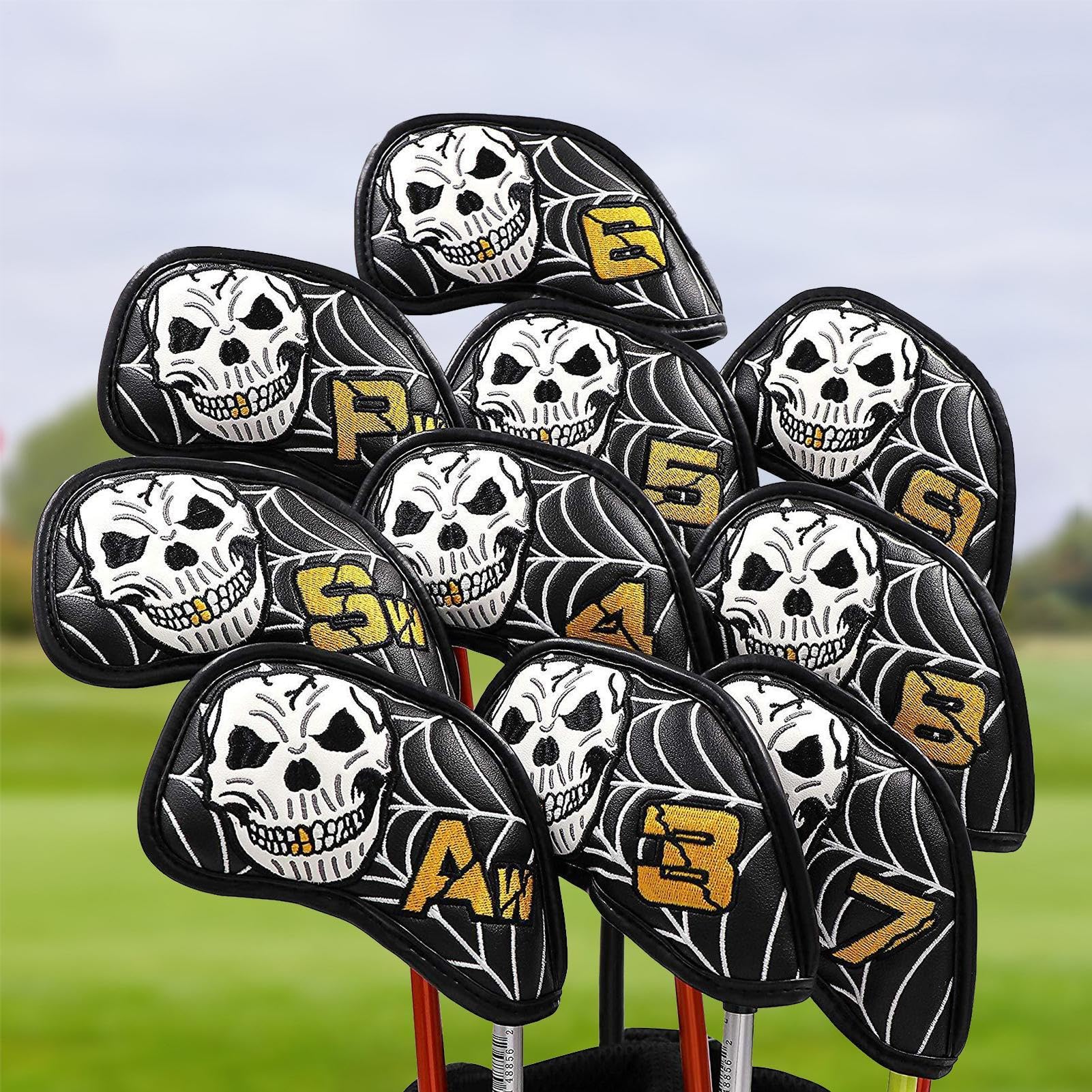 Osłony Na Kije Golfowe Iron Miękkie Akcesoria Dla Fanów Sportu | 10 Sztuk dla Wszystkich Wieków, Od Początkujących Do Profesjonalistów, Dom, Rodzina, Święta: Dzień