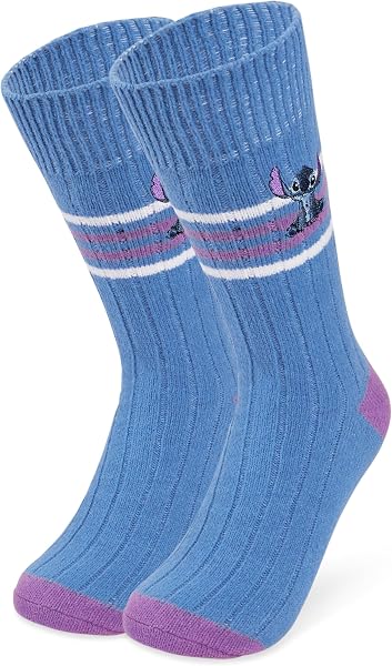 Disney Stitch Baby Yoda Slipper Socks Non-Slip Warm Bed Socks