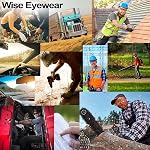2 Pairs Bulk Bifocal Safety Glasses Driving Lens Sunglasses with Reading Corner - Non-Slip Rubber Grip Arms