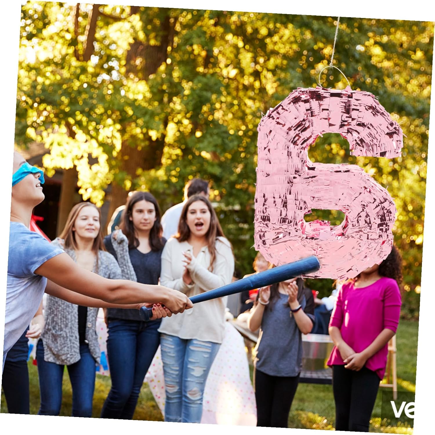 Candy Filled Birthday Number Pinata Decorative Pinata Plaything for Party and Bridal Shower Celebration with Colorful Design and Fun Surprise Treats