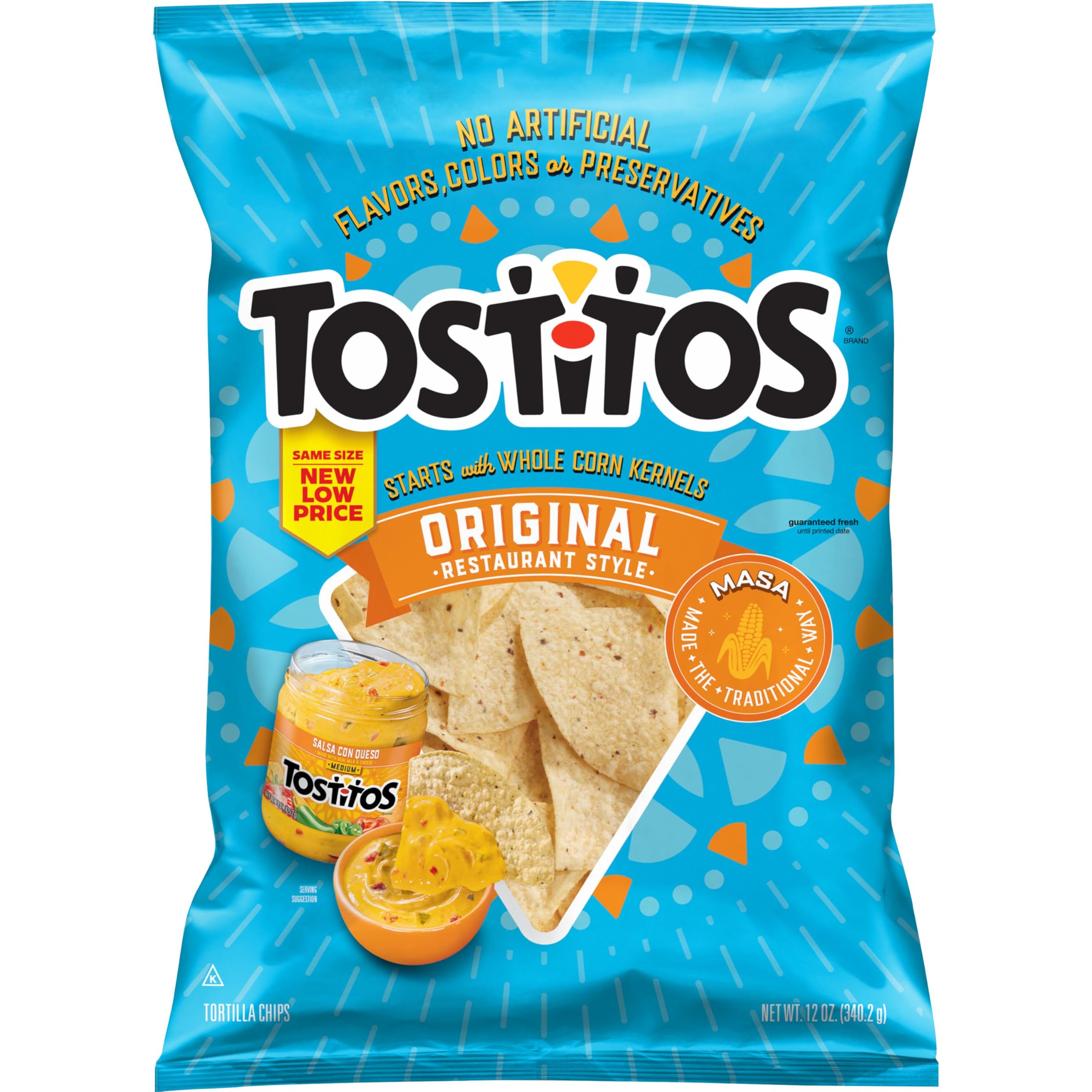 Tortilla Chips, Original Restaurant Style, 12oz Bag