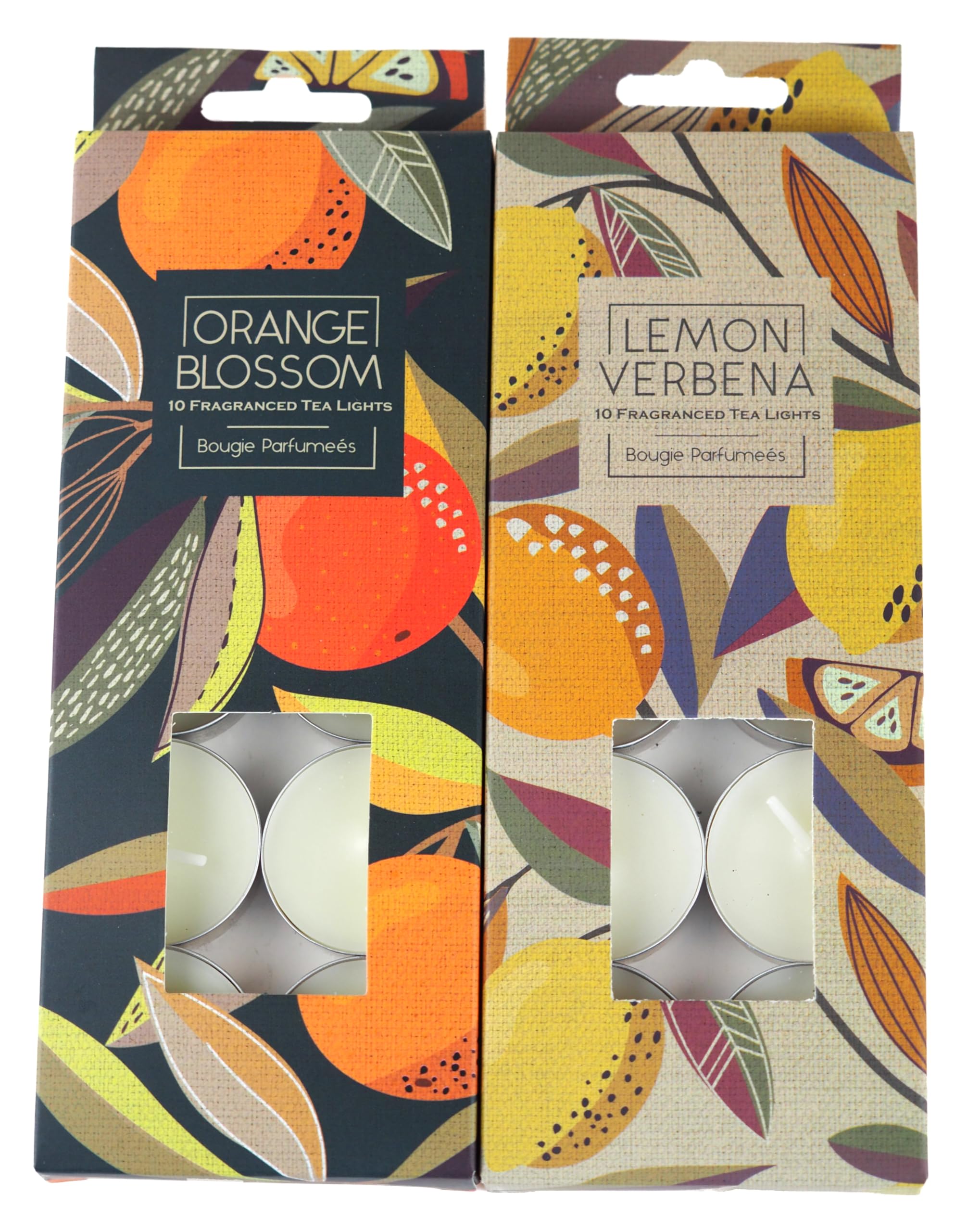 SiL Interiors Citrus orange & lemon Tealight Candles - 20 Candles In Total