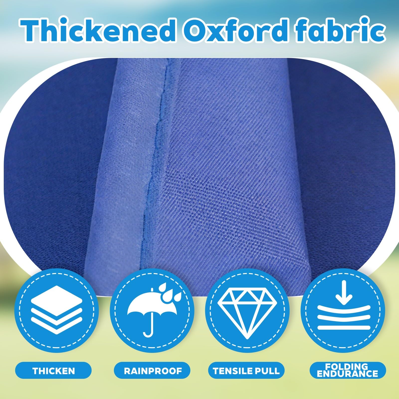 Telo Gazebo 3x3,gazebo 3x3 Pieghevole Impermeabile Ricambio, Oxford 420D(Blue)
