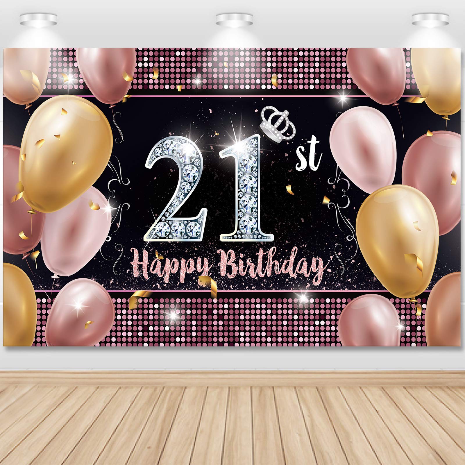 21st Birthday Invitation Background