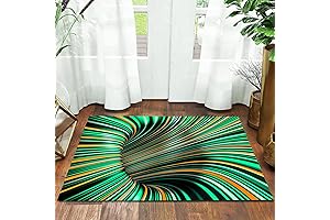 Optical Illusion Vortex Rug: Mind-Boggling 3D Design for Your Home