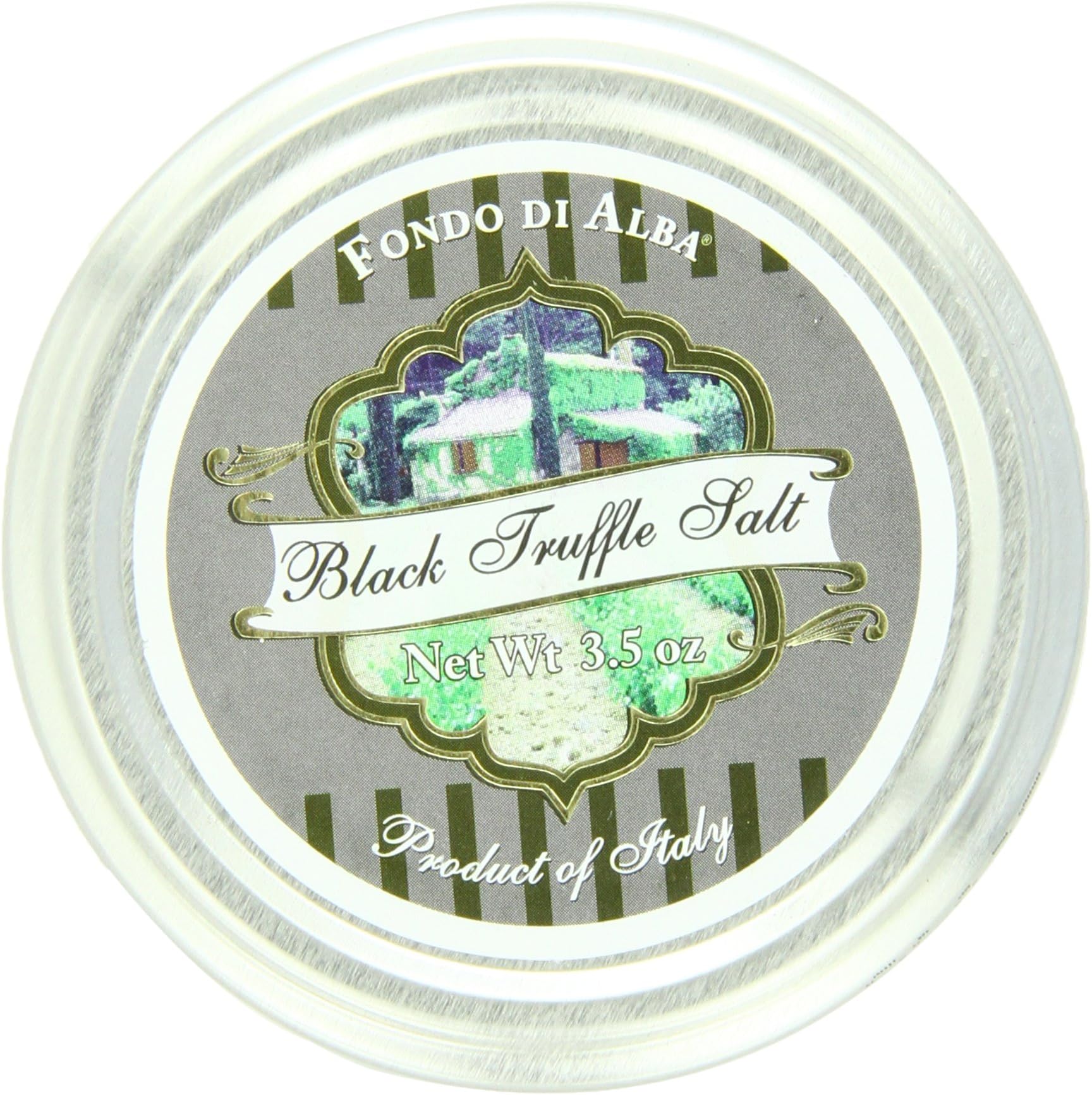 Fondo di Alba Black Truffle Salt, 3.5 Ounce