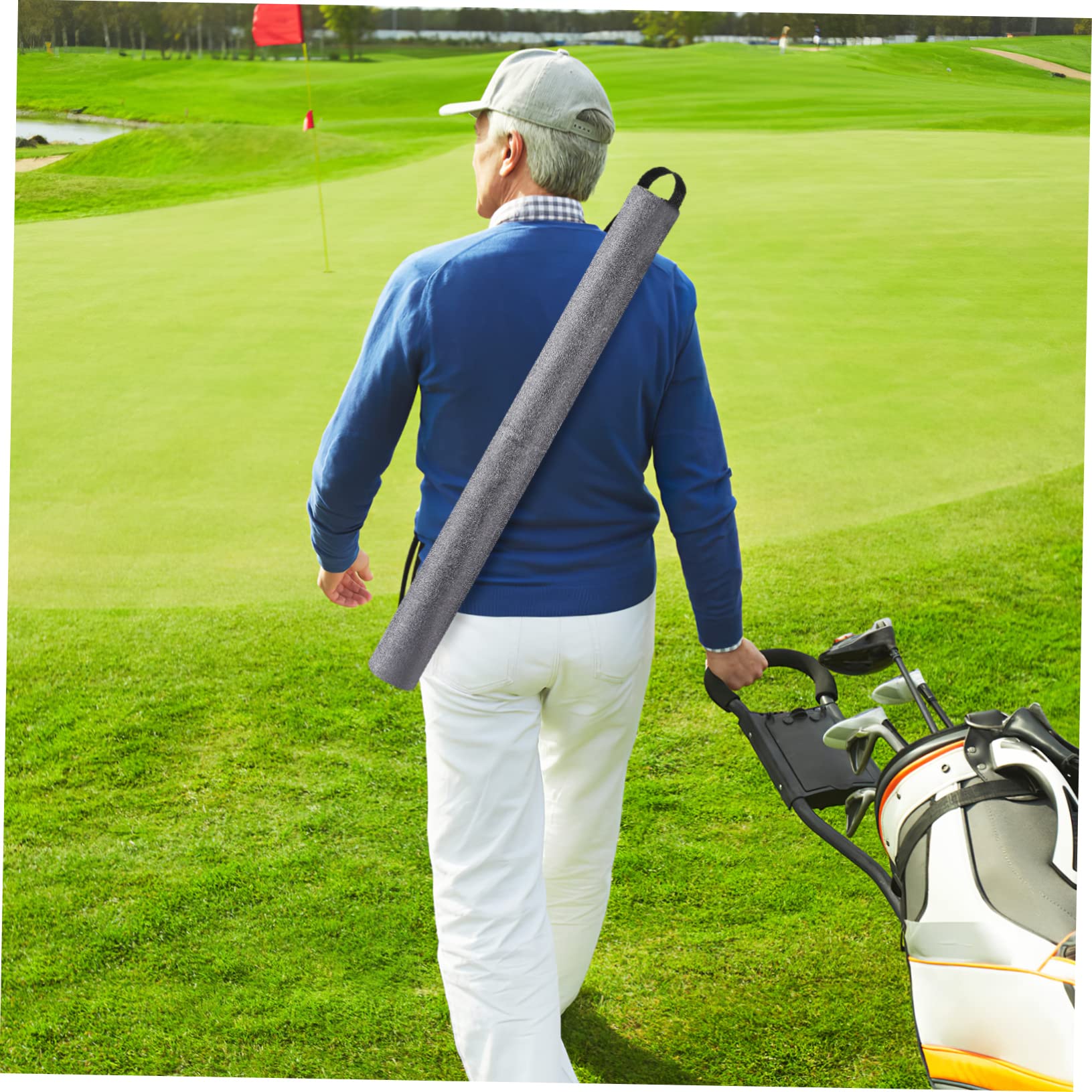 Borse Termiche da Golf 2 Pezzi Oxford, Grande capacità | Oktoberfest Decor, per Feste e Picnic, Facile da Aprire e Chiudere, Portatile, per Sette Lattine