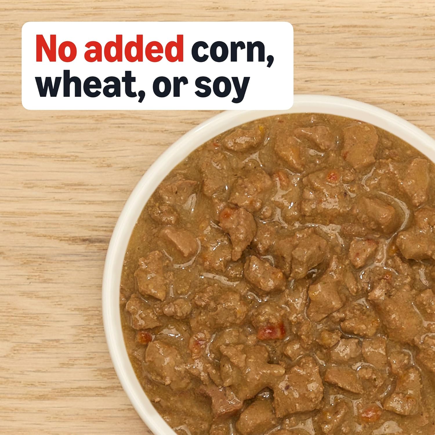 Amazon Basics Wet Dog Food, Beef Dinner in Gravy with Carrots & Sun-Dried Tomatoes, Made with Real Beef, 3.5 oz Cup, (Pack of 12) - Image 3