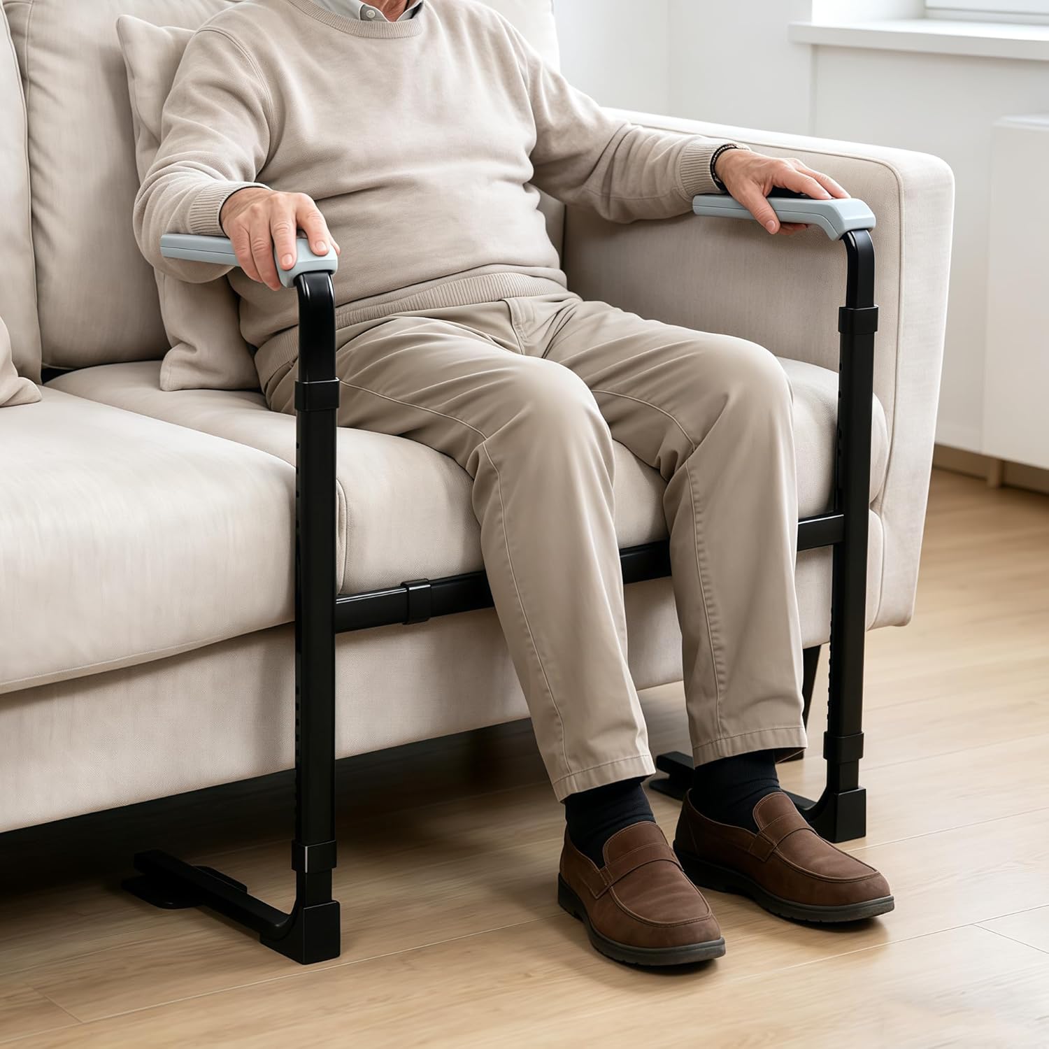 Mobility Standing Aid Rail for Couch - Couch Stand Assist for Elderly Adults Safety - Safety Grab Bar for Sit - Chair Coch Rails Stand Assist, HDB-504J