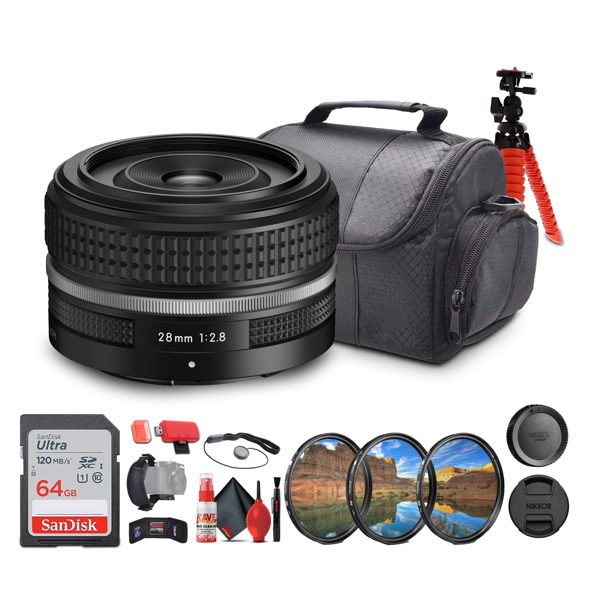 Amazon.com : Nikon NIKKOR Z-Mount 28mm f/2.8 (SE) Ultra-Compact