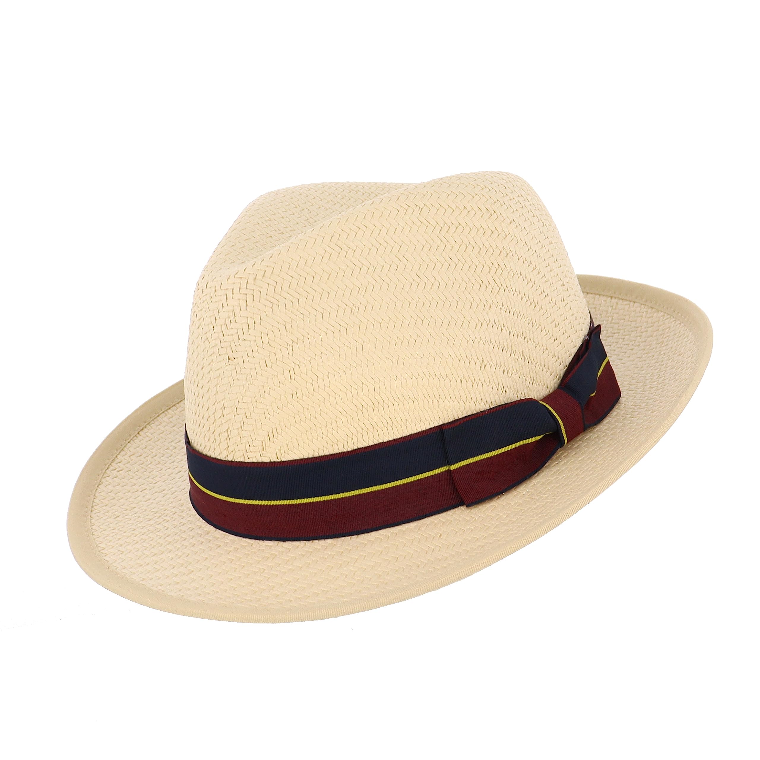 The Hat Company Men's Natural Panama Style Sun Hat 14120 (M/L 58Cm),