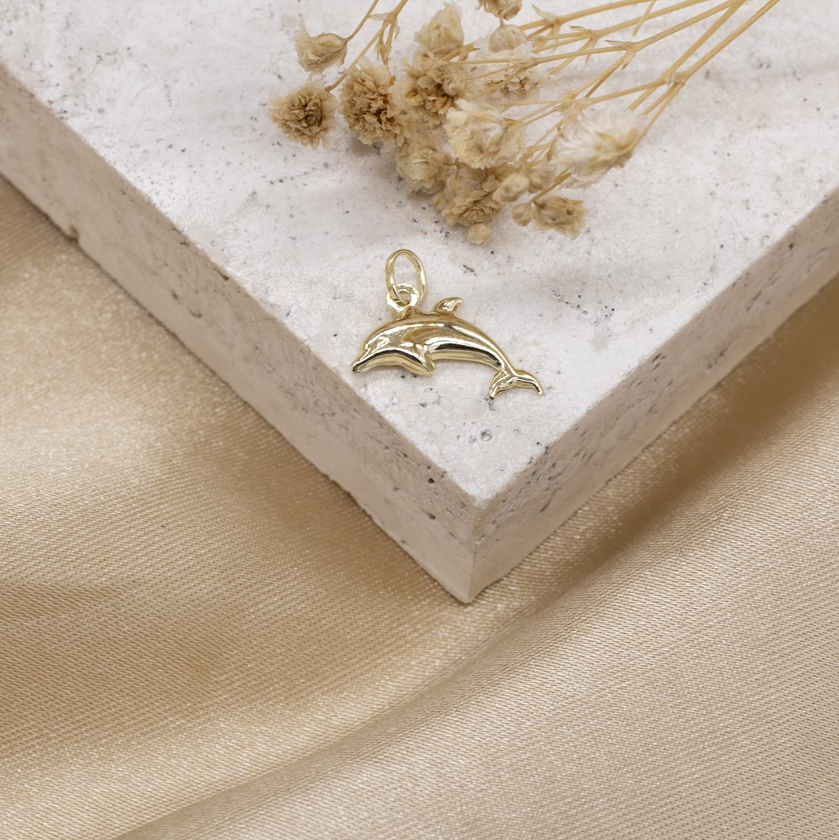 CARISSIMA Damen 9 Karat Gelbgold Delphin Talisman Anhänger