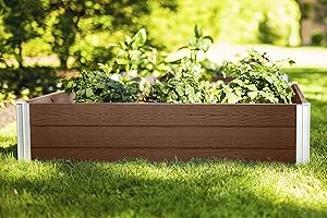 Vita Urbana Embossed Vinyl Modular Garden Bed: Cultivate Your Green Oasis